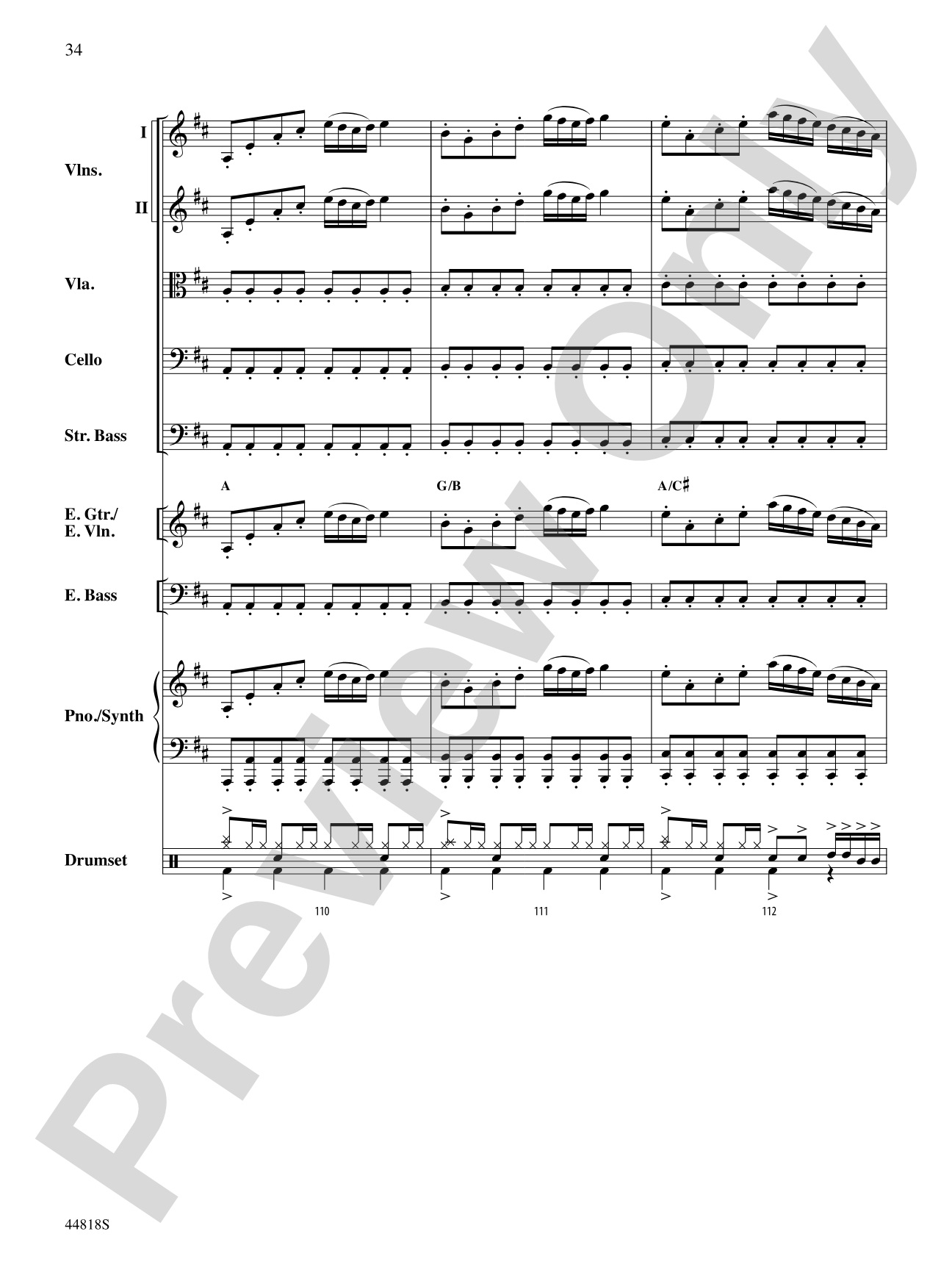 Appalachian Snowfall: Score
