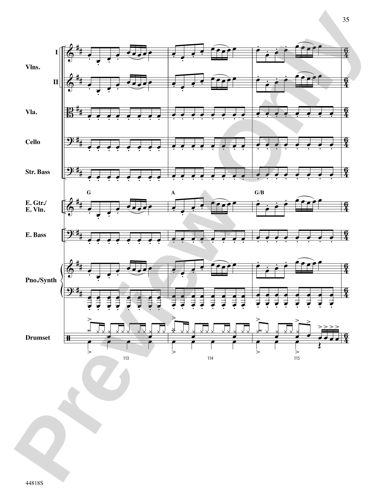Appalachian Snowfall: Score