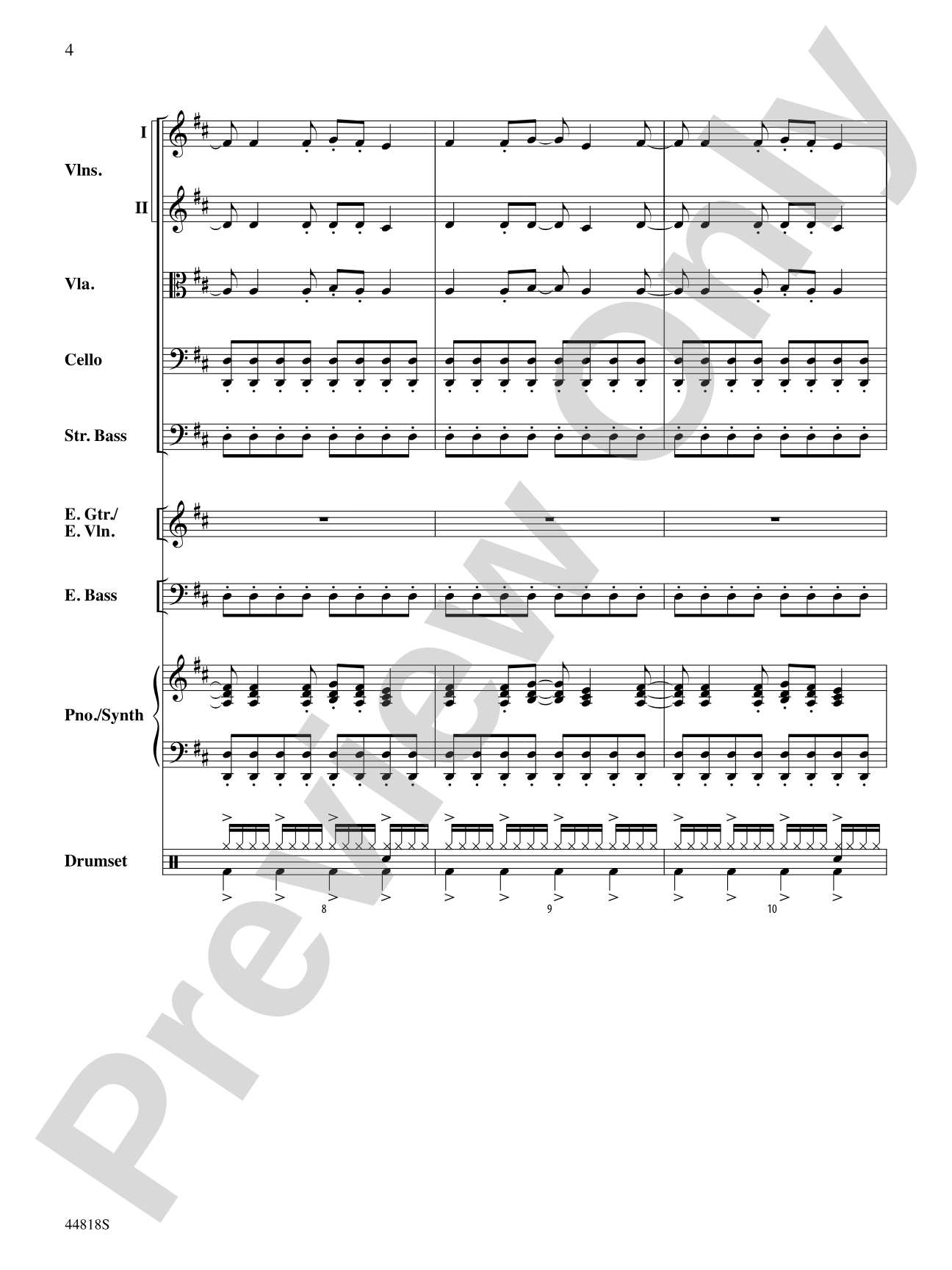 Appalachian Snowfall: Score