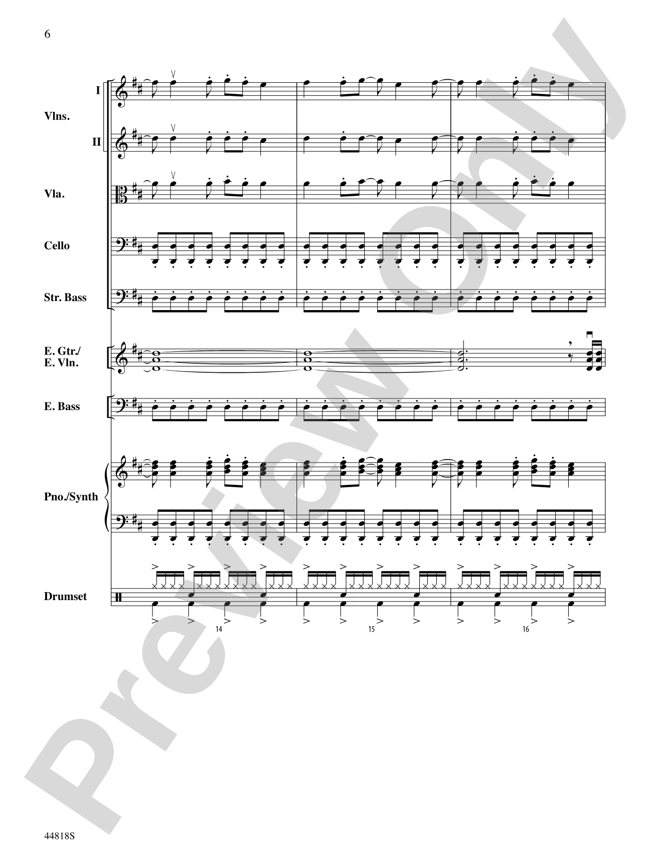 Appalachian Snowfall: Score