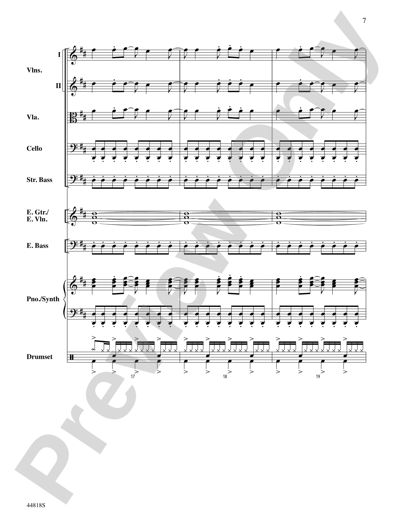 Appalachian Snowfall: Score