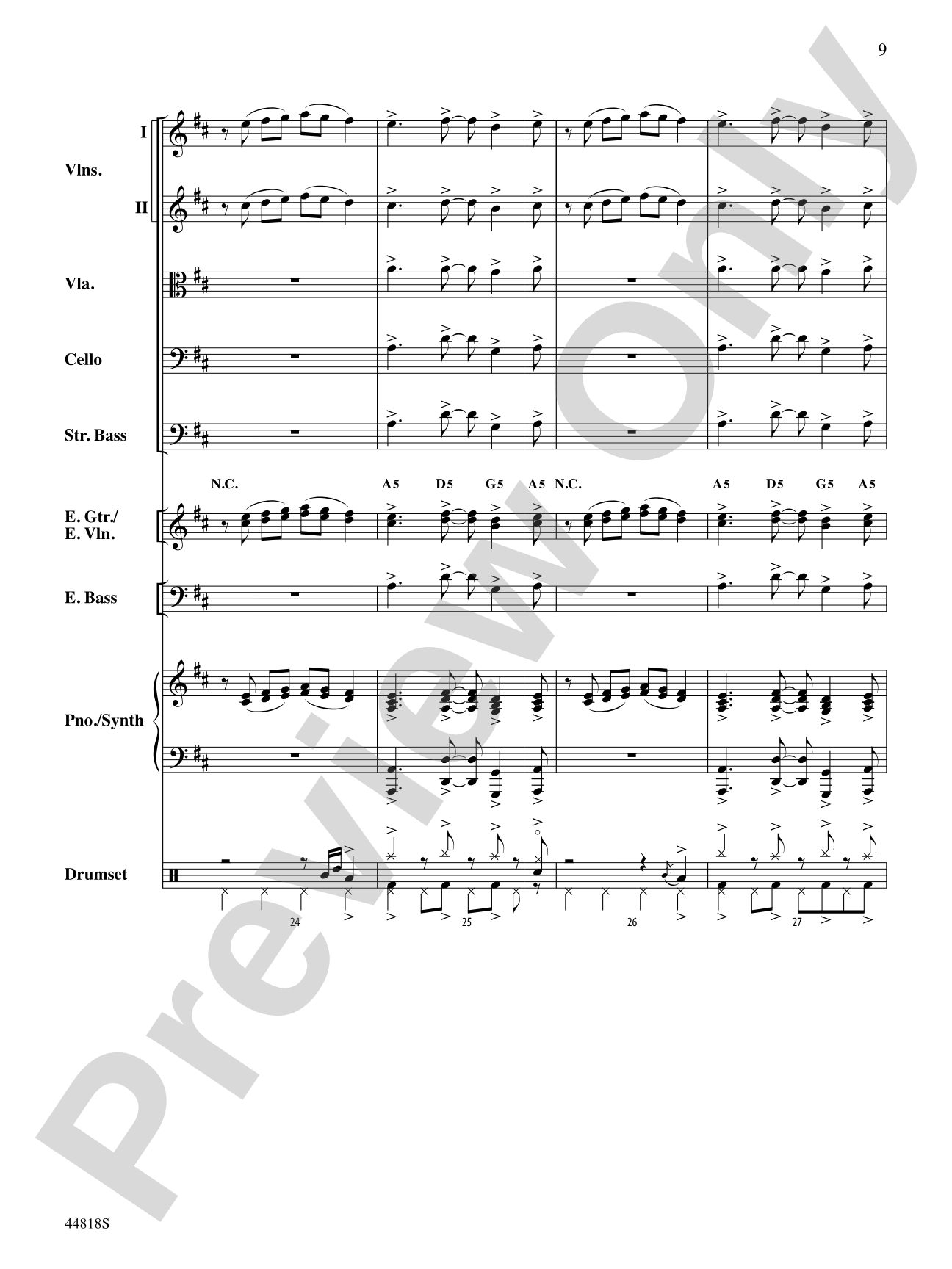 Appalachian Snowfall: Score