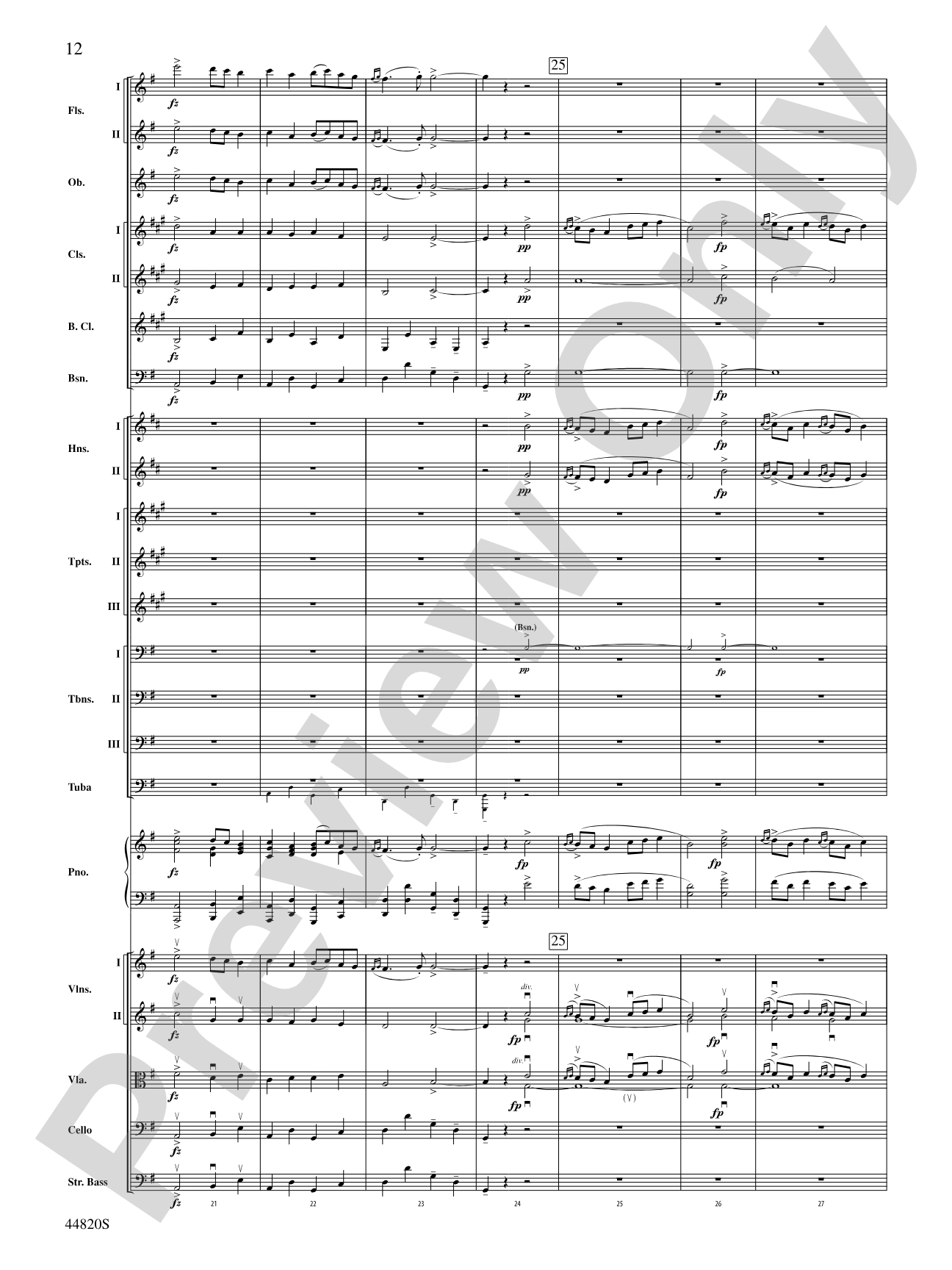 The Holberg Suite: Full Orchestra Conductor Score & Parts