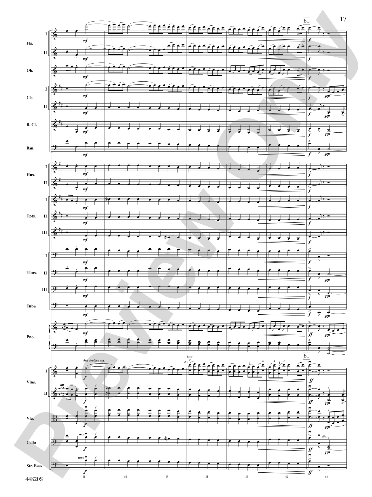The Holberg Suite: Full Orchestra Conductor Score & Parts