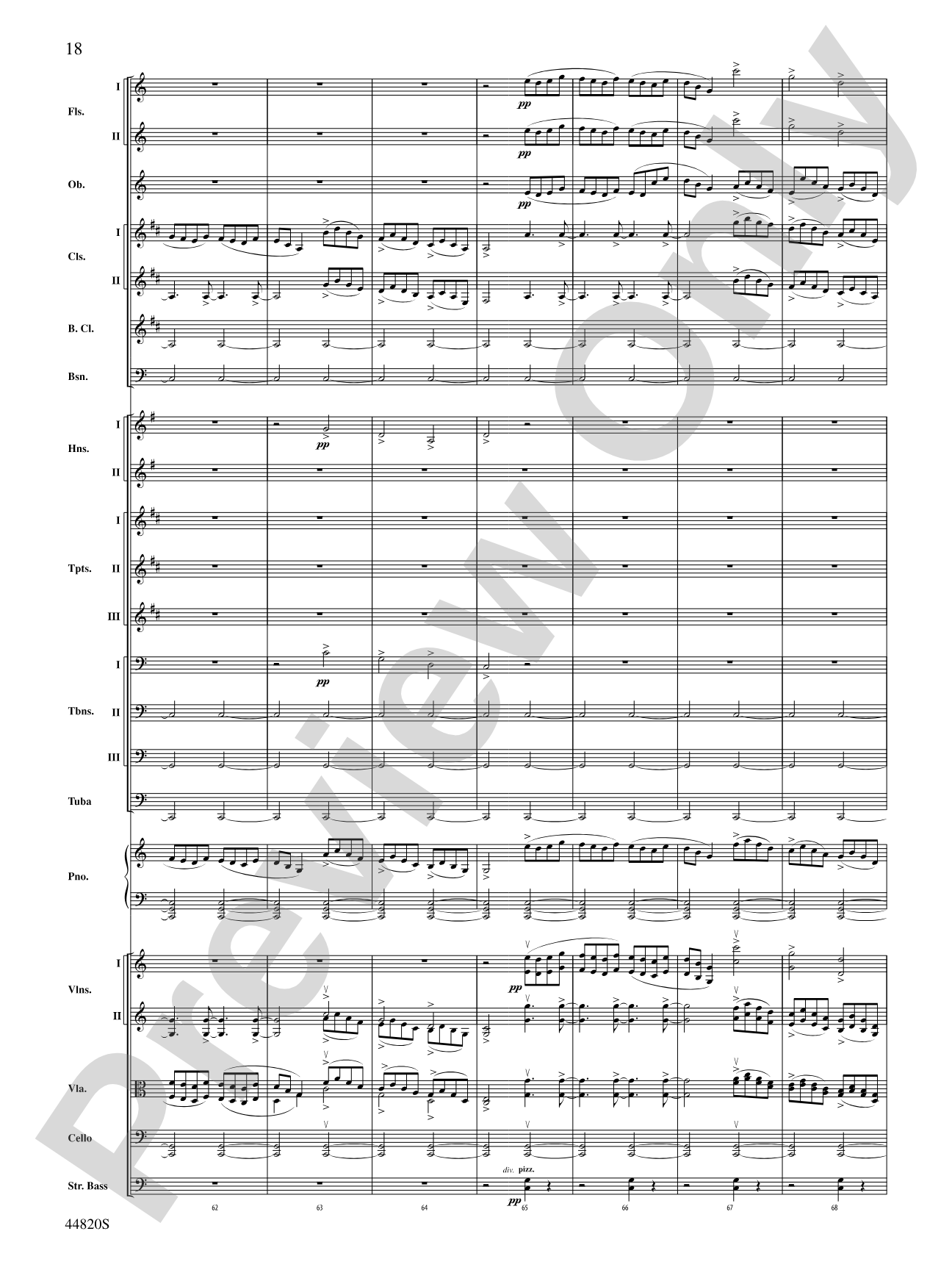 The Holberg Suite: Full Orchestra Conductor Score & Parts