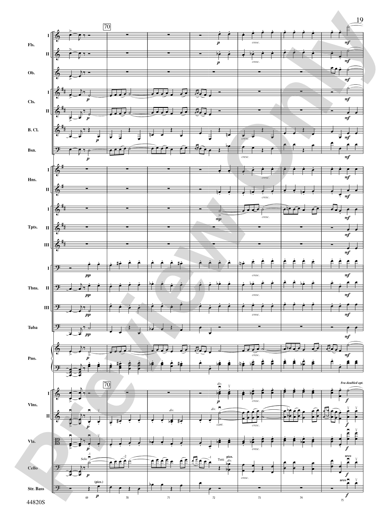 The Holberg Suite: Full Orchestra Conductor Score & Parts