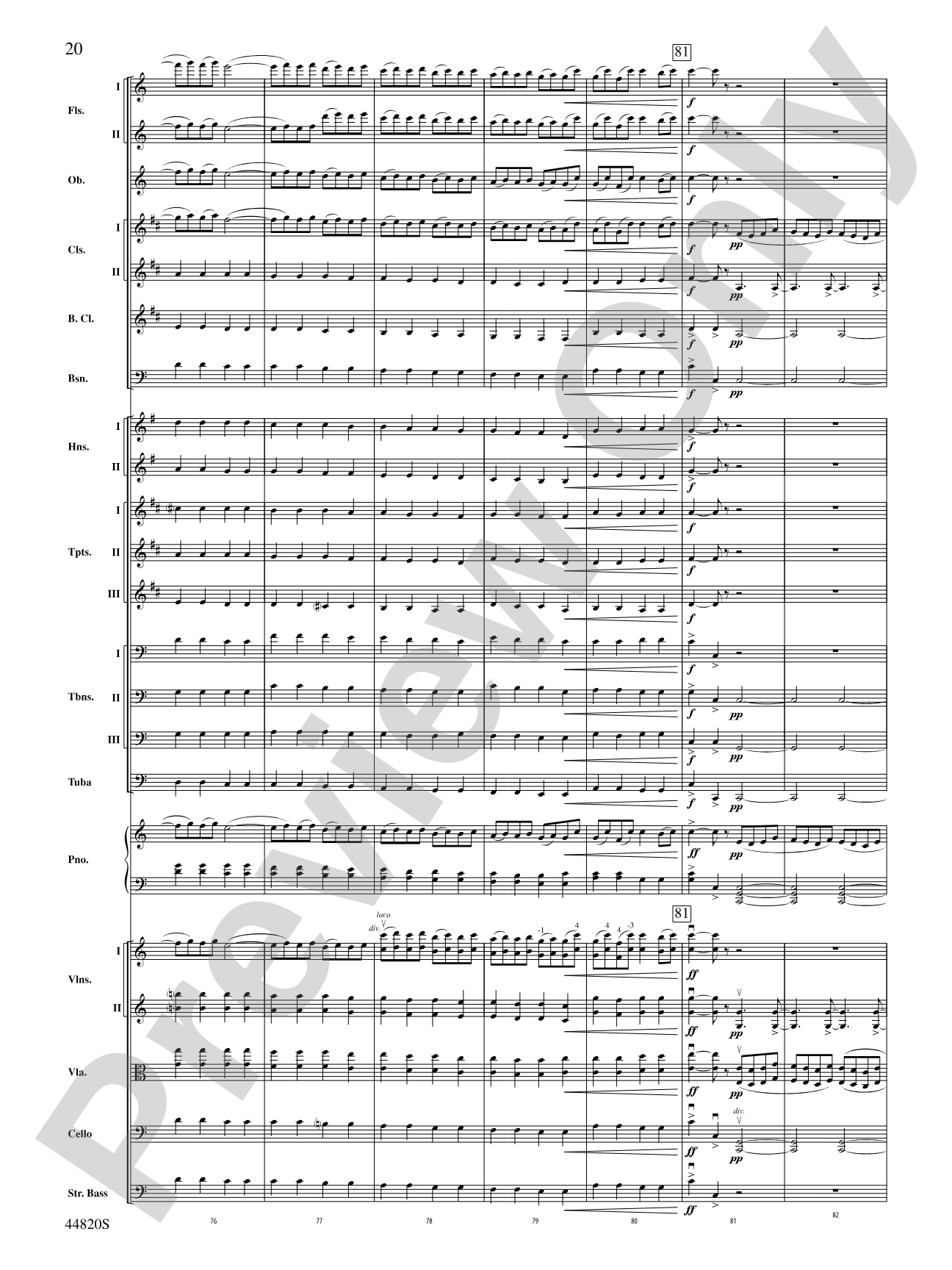 The Holberg Suite: Full Orchestra Conductor Score & Parts