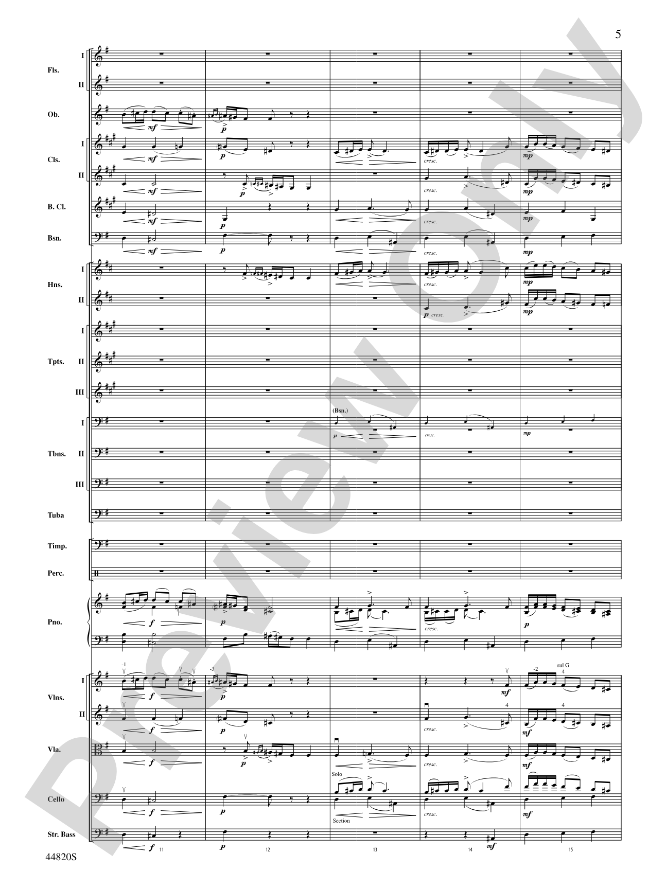 The Holberg Suite: Full Orchestra Conductor Score & Parts