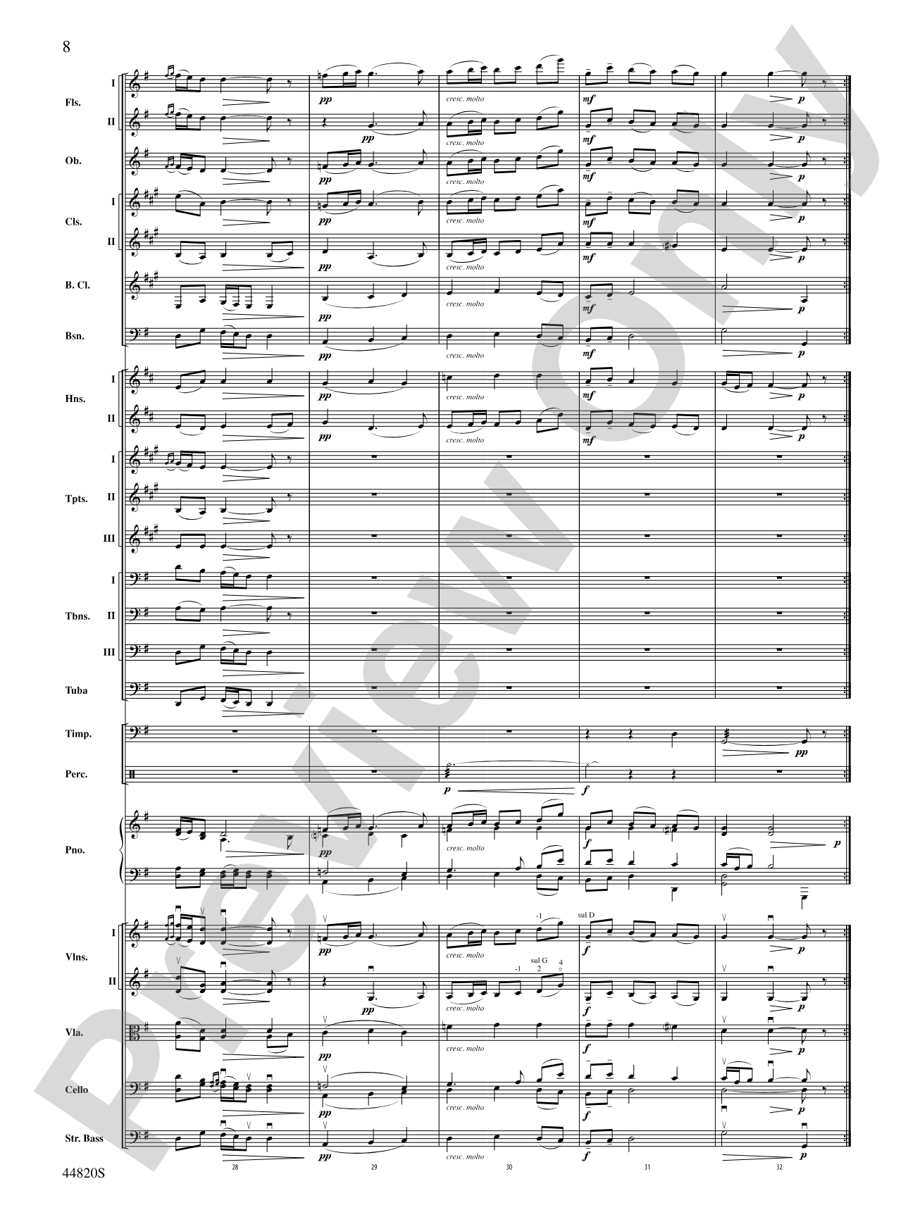 The Holberg Suite: Full Orchestra Conductor Score & Parts