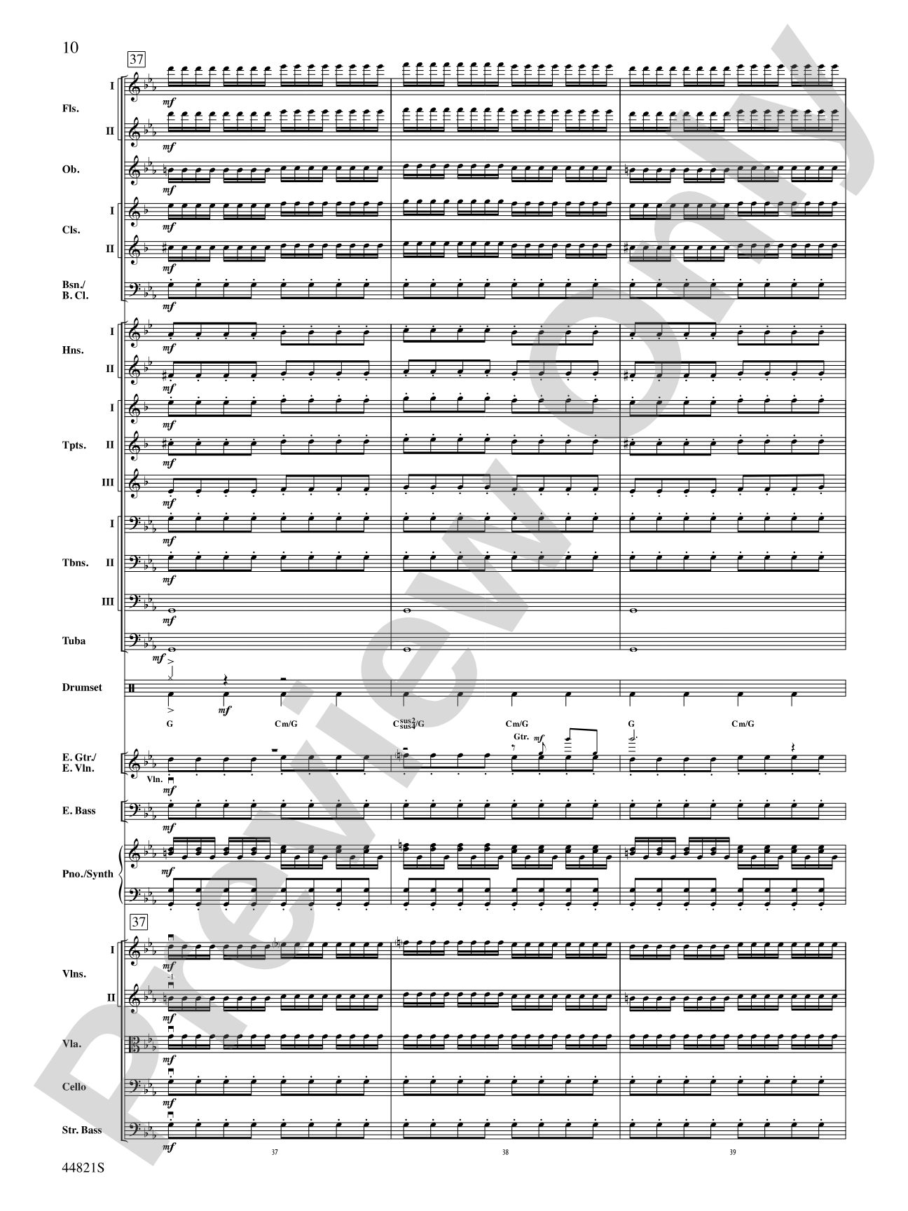 Dreams of Fireflies (On a Christmas Night): Score