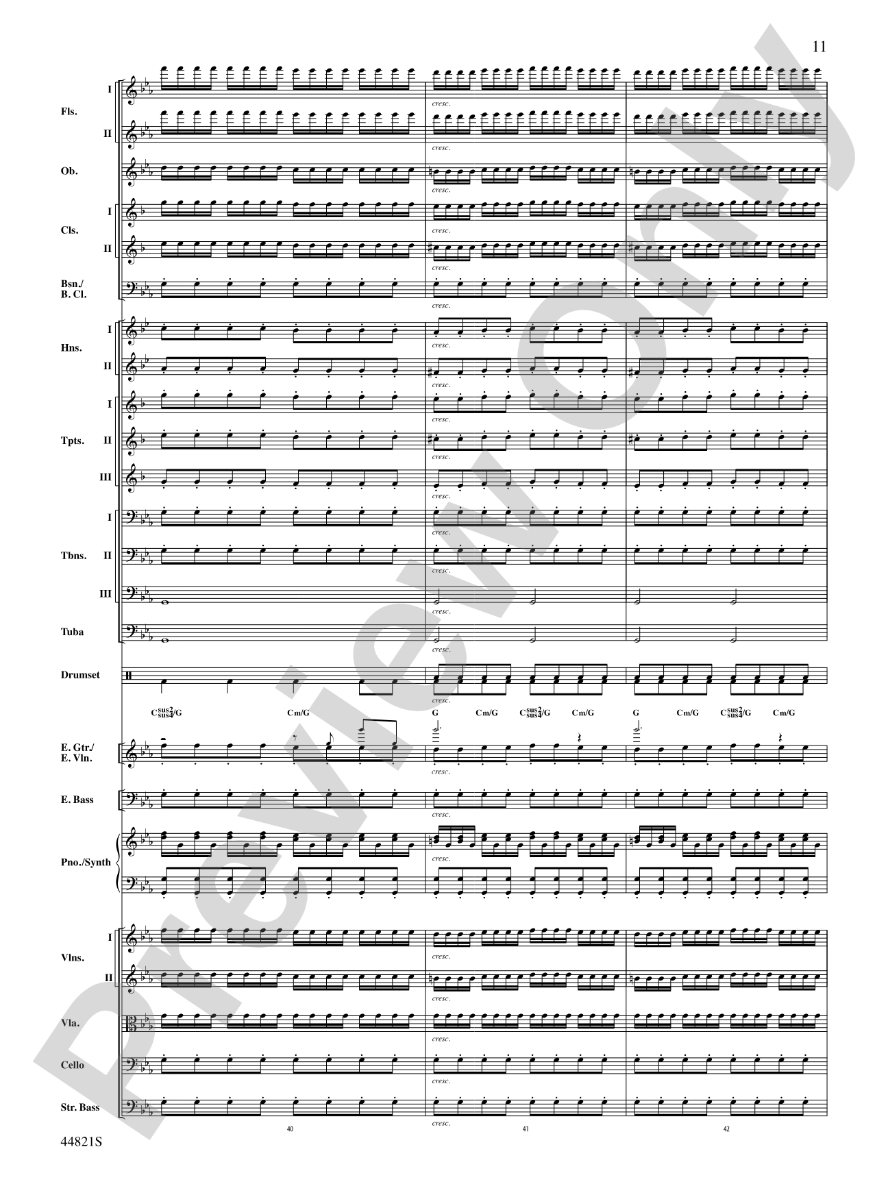 Dreams of Fireflies (On a Christmas Night): Score