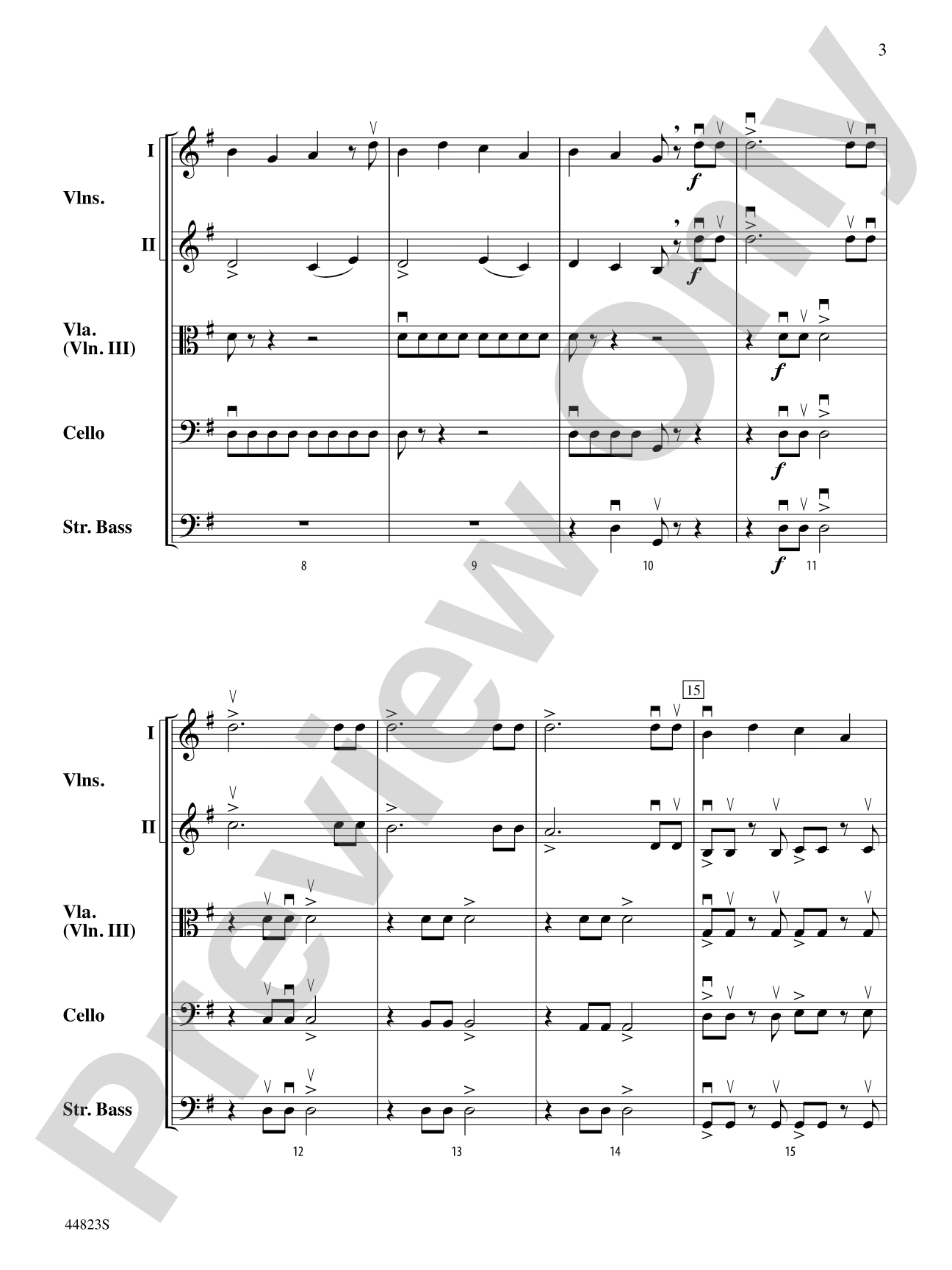 Presto!: String Orchestra Conductor Score & Parts