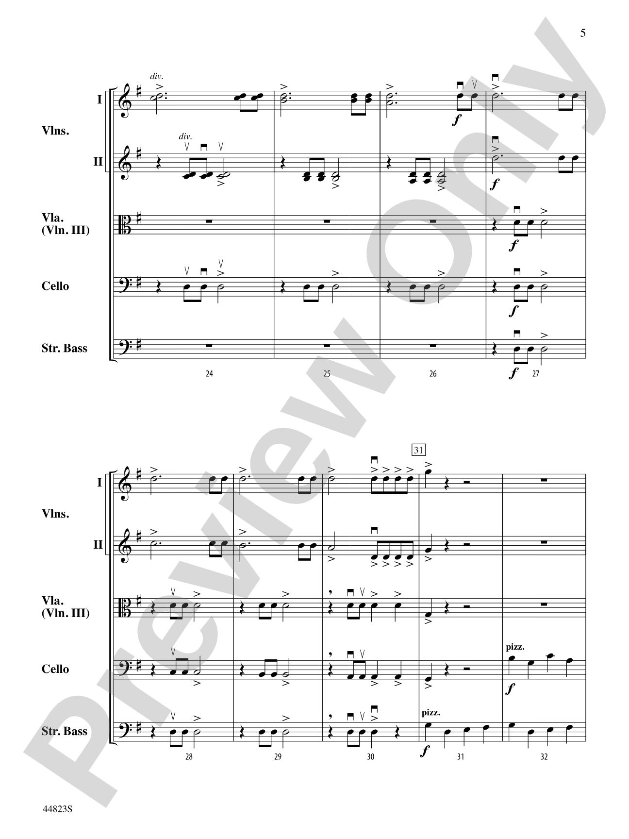 Presto!: String Orchestra Conductor Score & Parts
