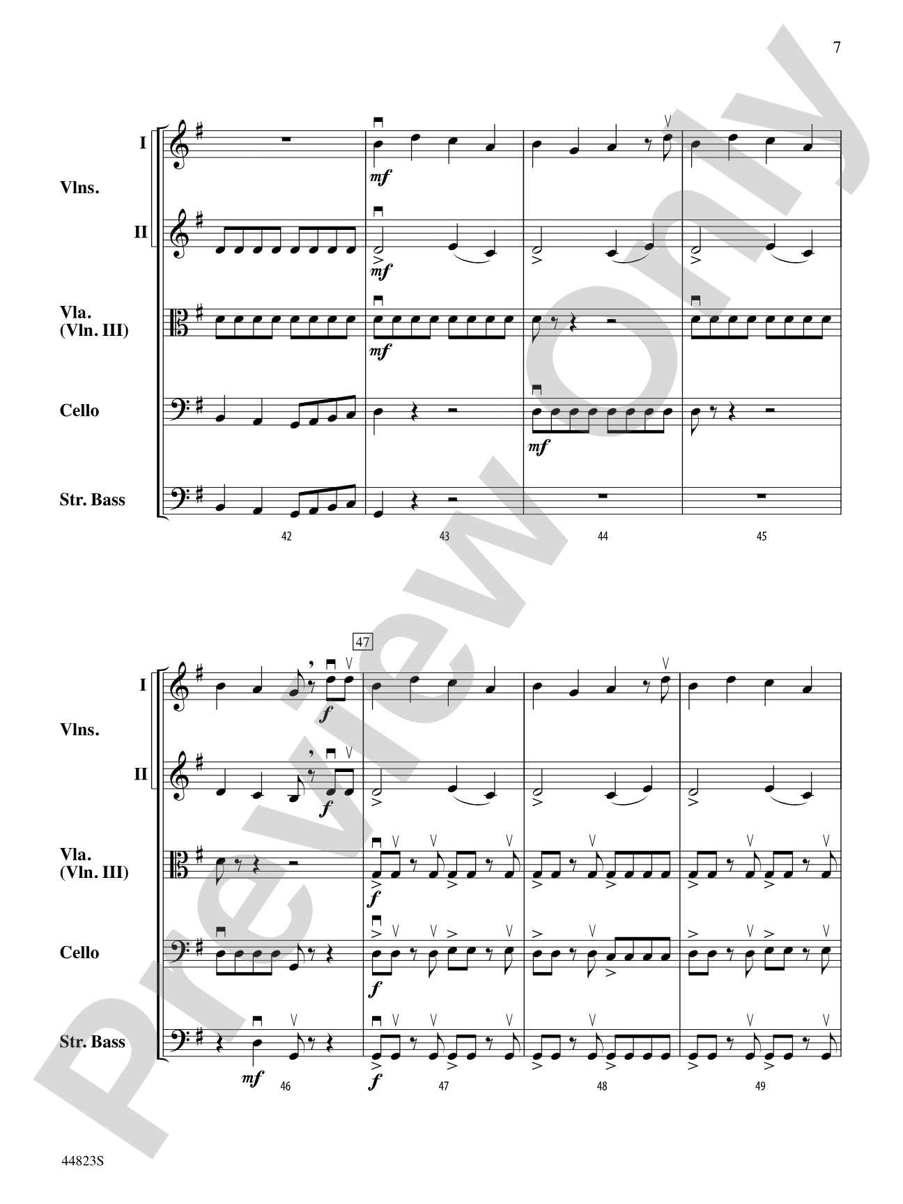 Presto!: String Orchestra Conductor Score & Parts