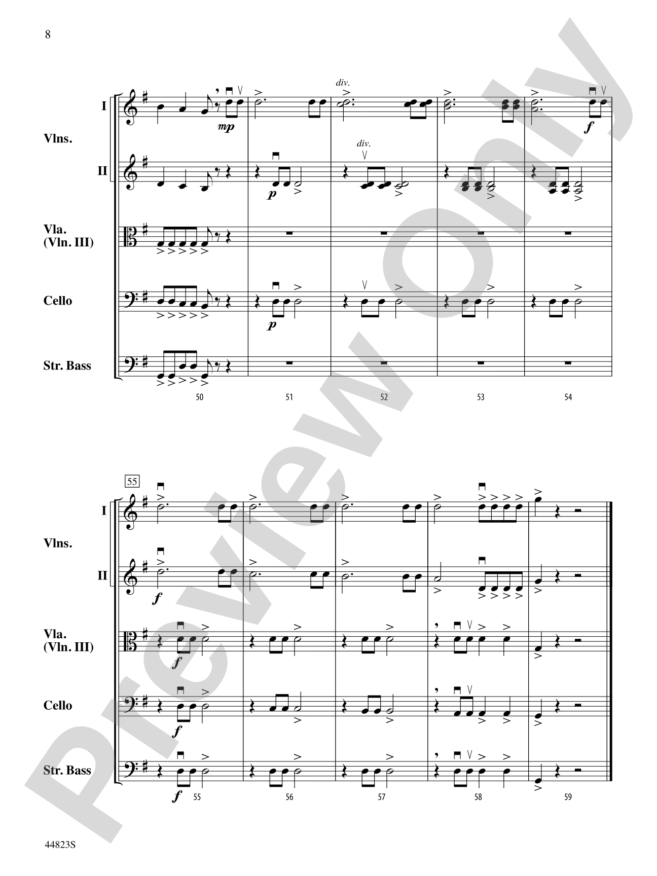 Presto!: String Orchestra Conductor Score & Parts