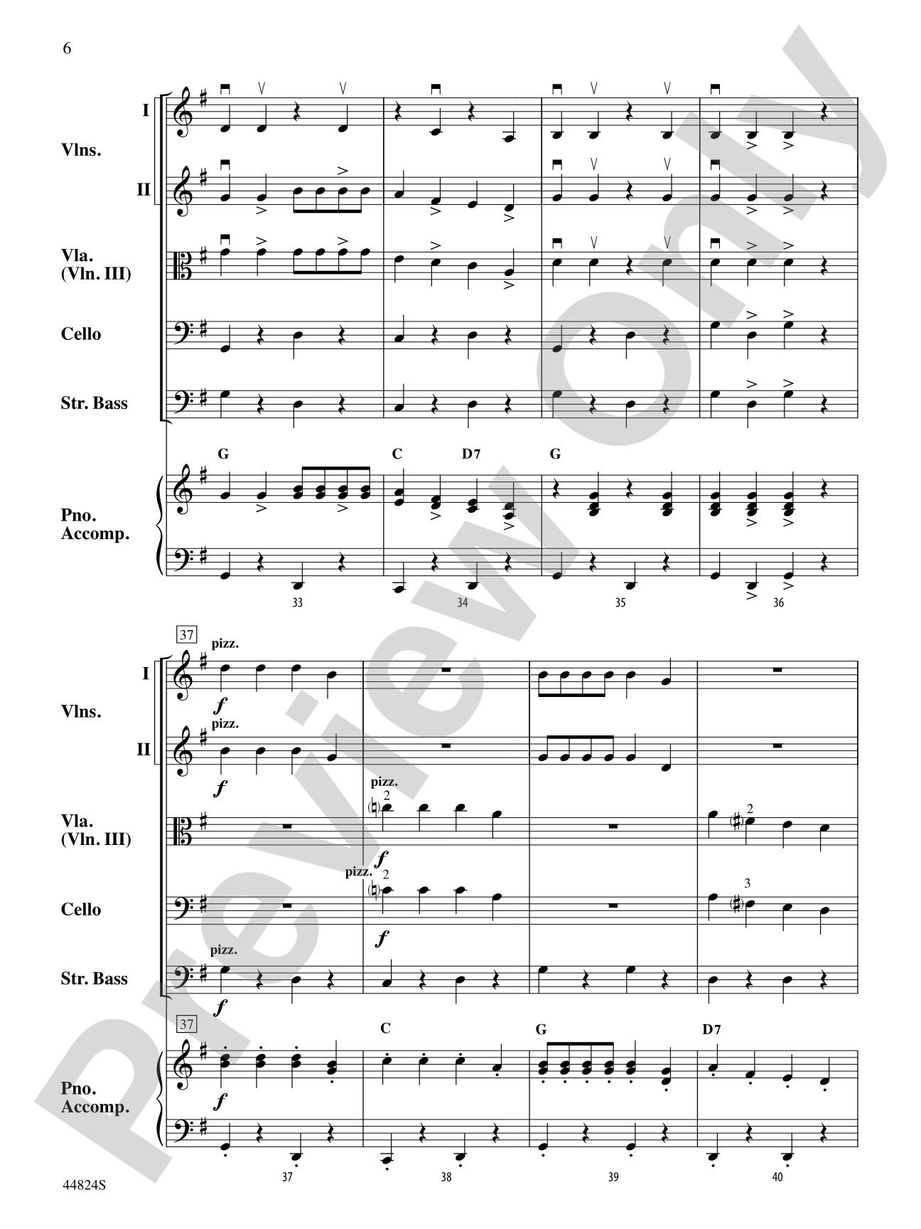 American Square Dance Set: String Orchestra Conductor Score & Parts