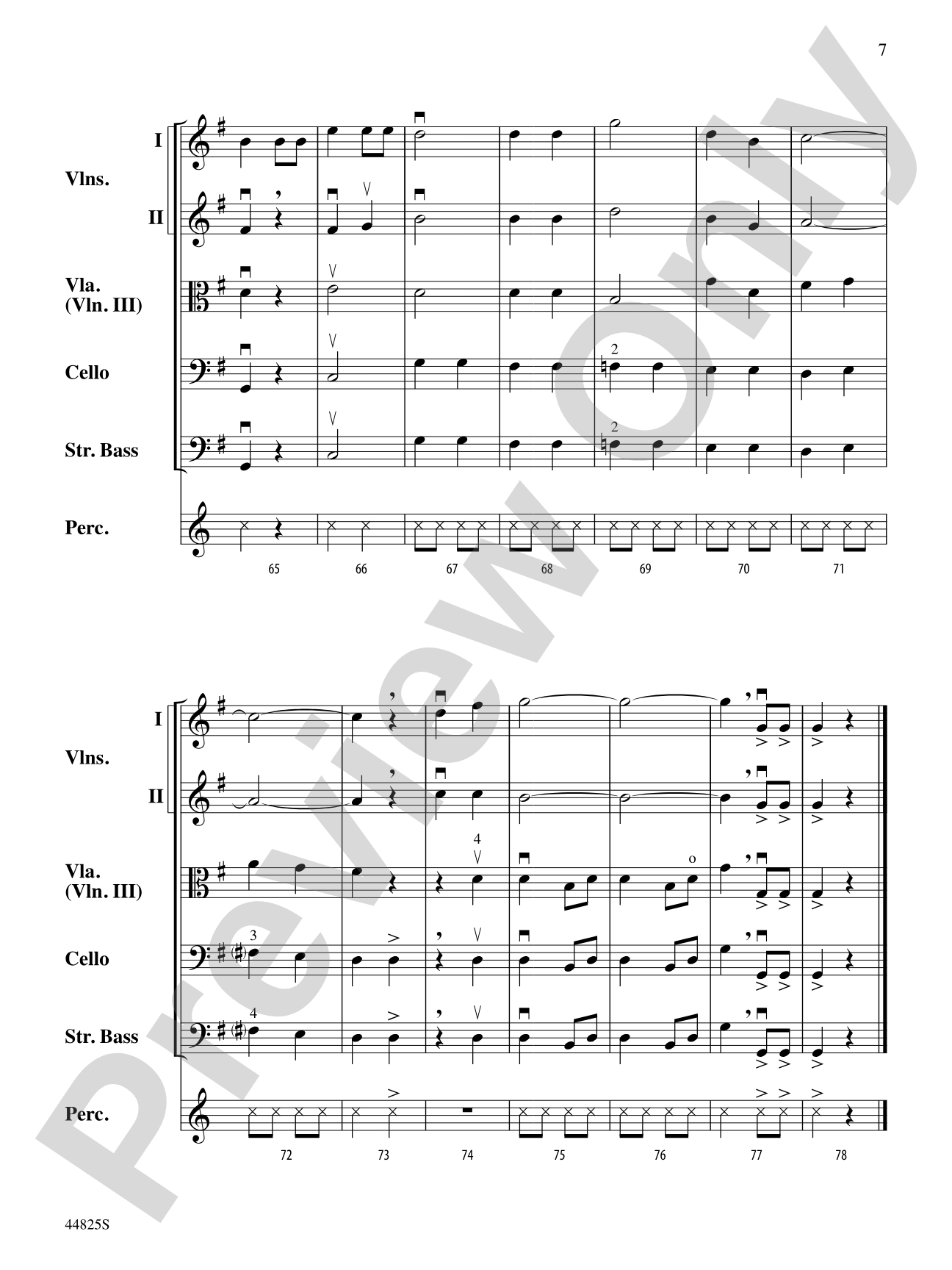 Glorious Sight: String Orchestra Conductor Score & Parts