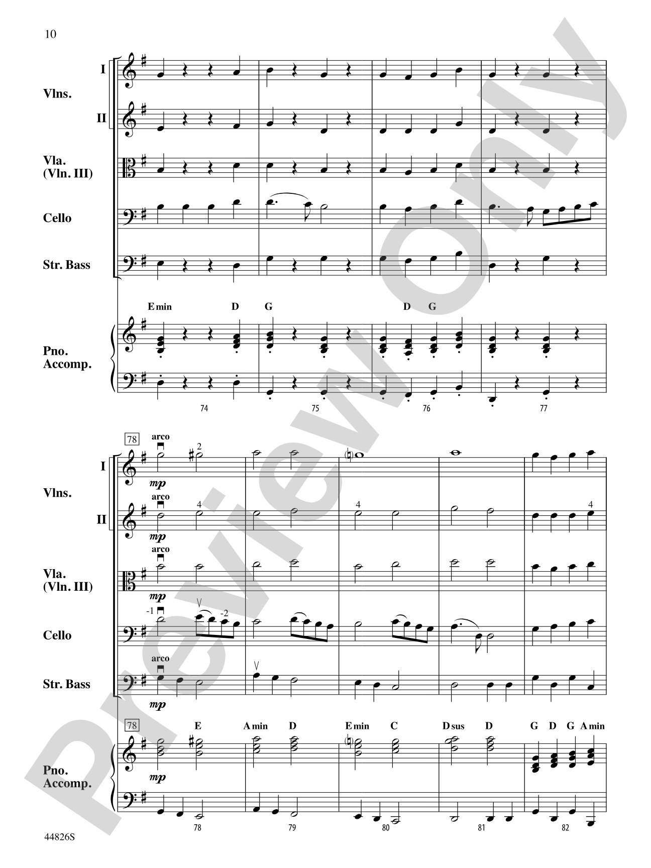 Christmas Cello-bration: String Orchestra Conductor Score & Parts