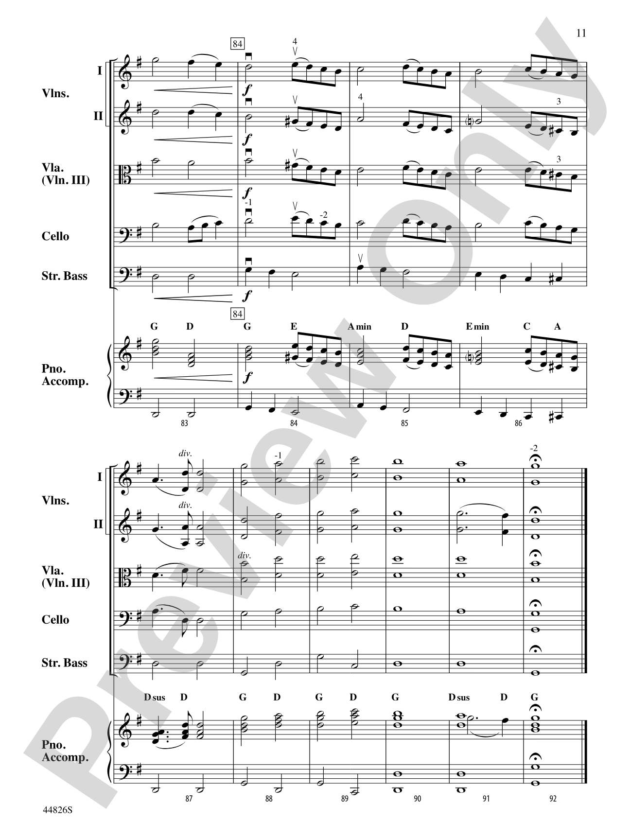 Christmas Cello-bration: String Orchestra Conductor Score & Parts