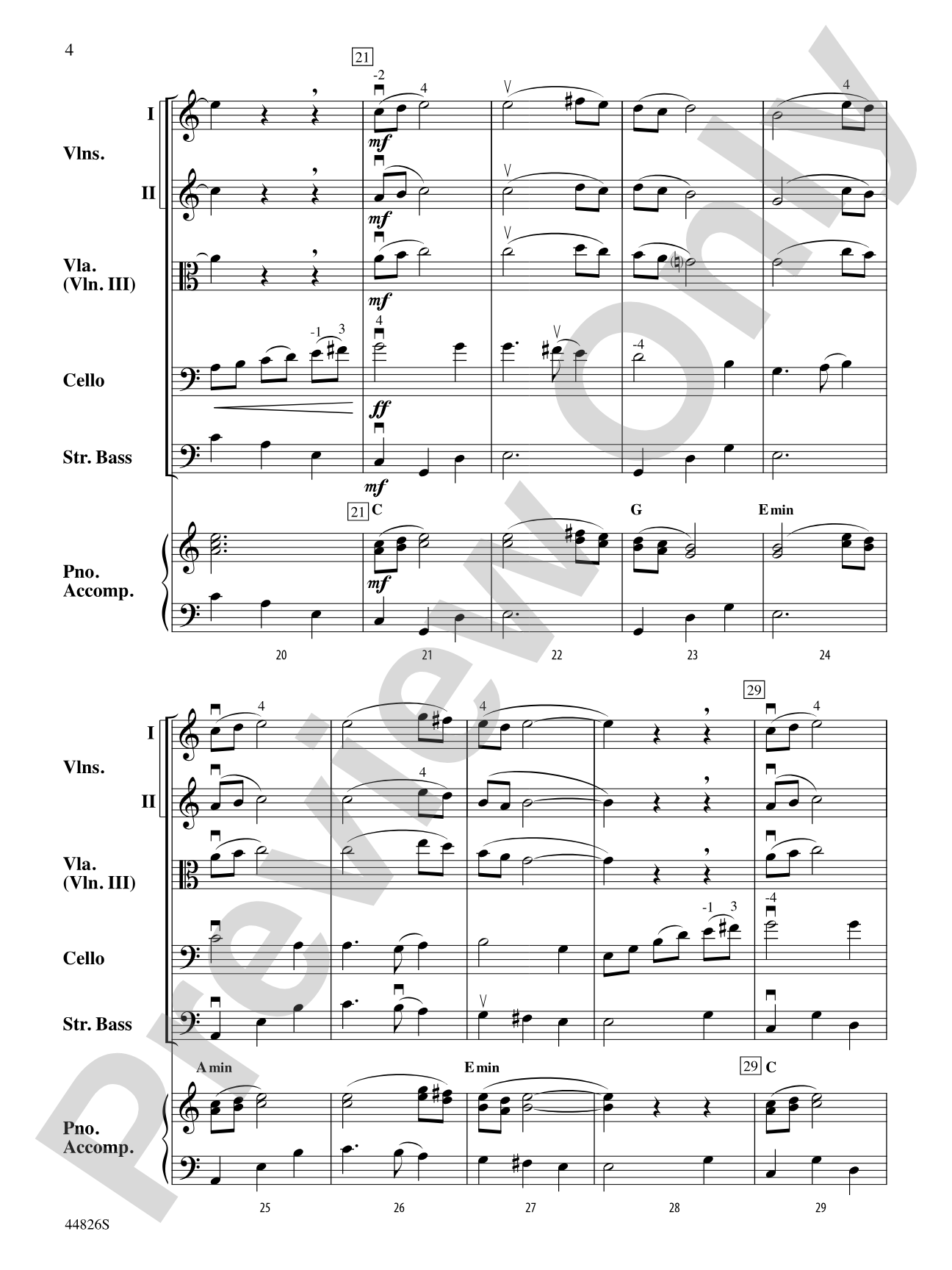 Christmas Cello-bration: String Orchestra Conductor Score & Parts