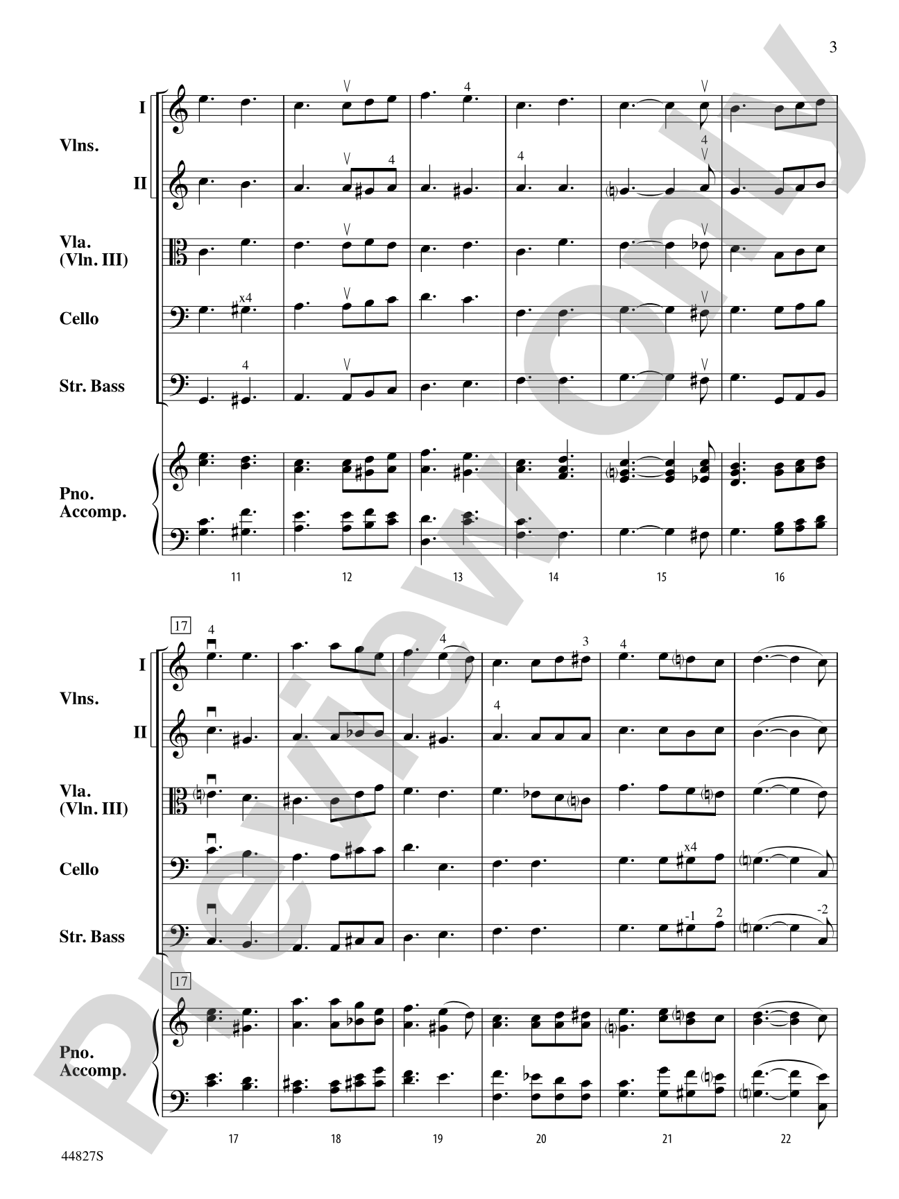 Lift Every Voice and Sing: String Orchestra Conductor Score & Parts