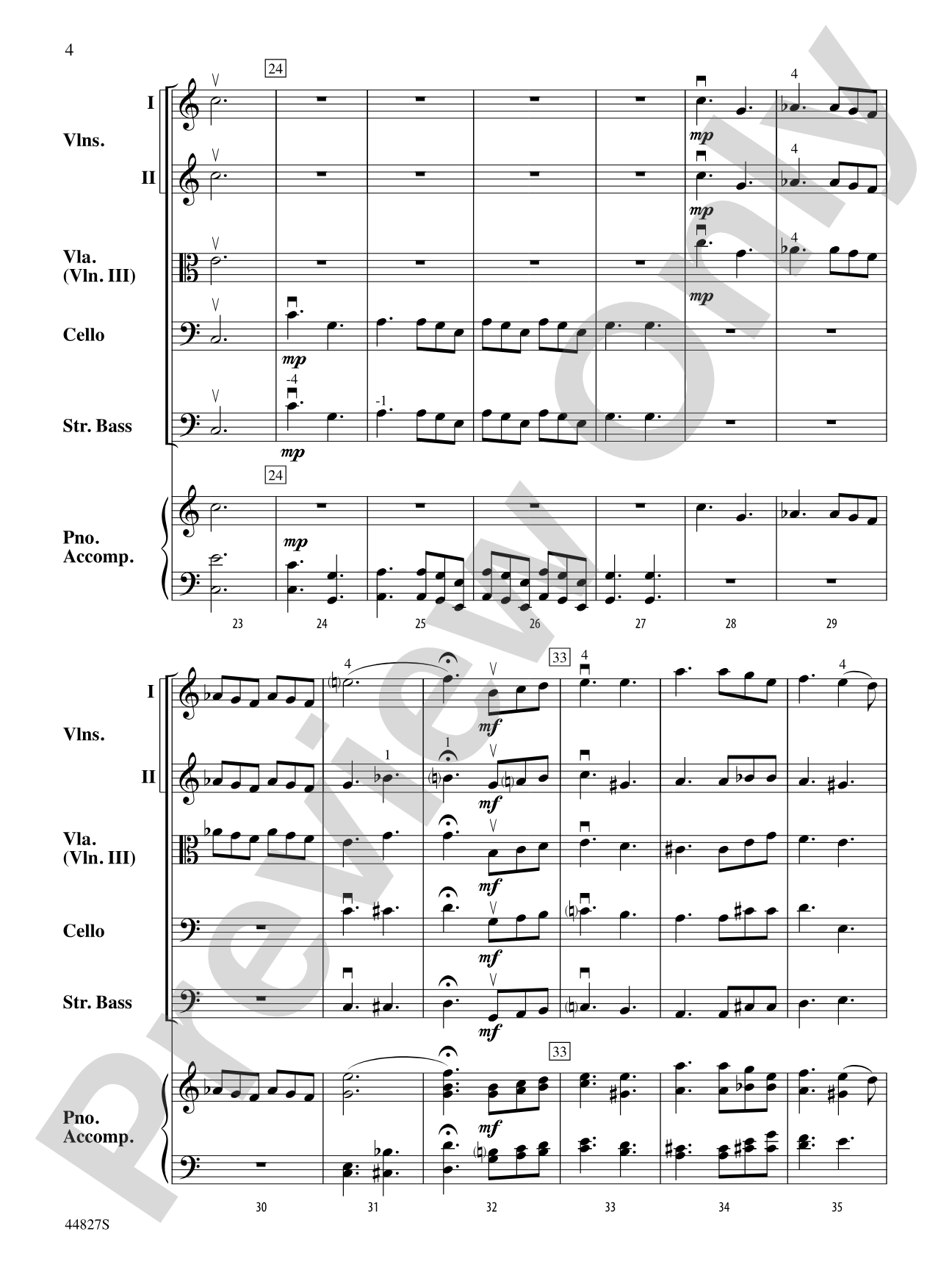 Lift Every Voice and Sing: String Orchestra Conductor Score & Parts