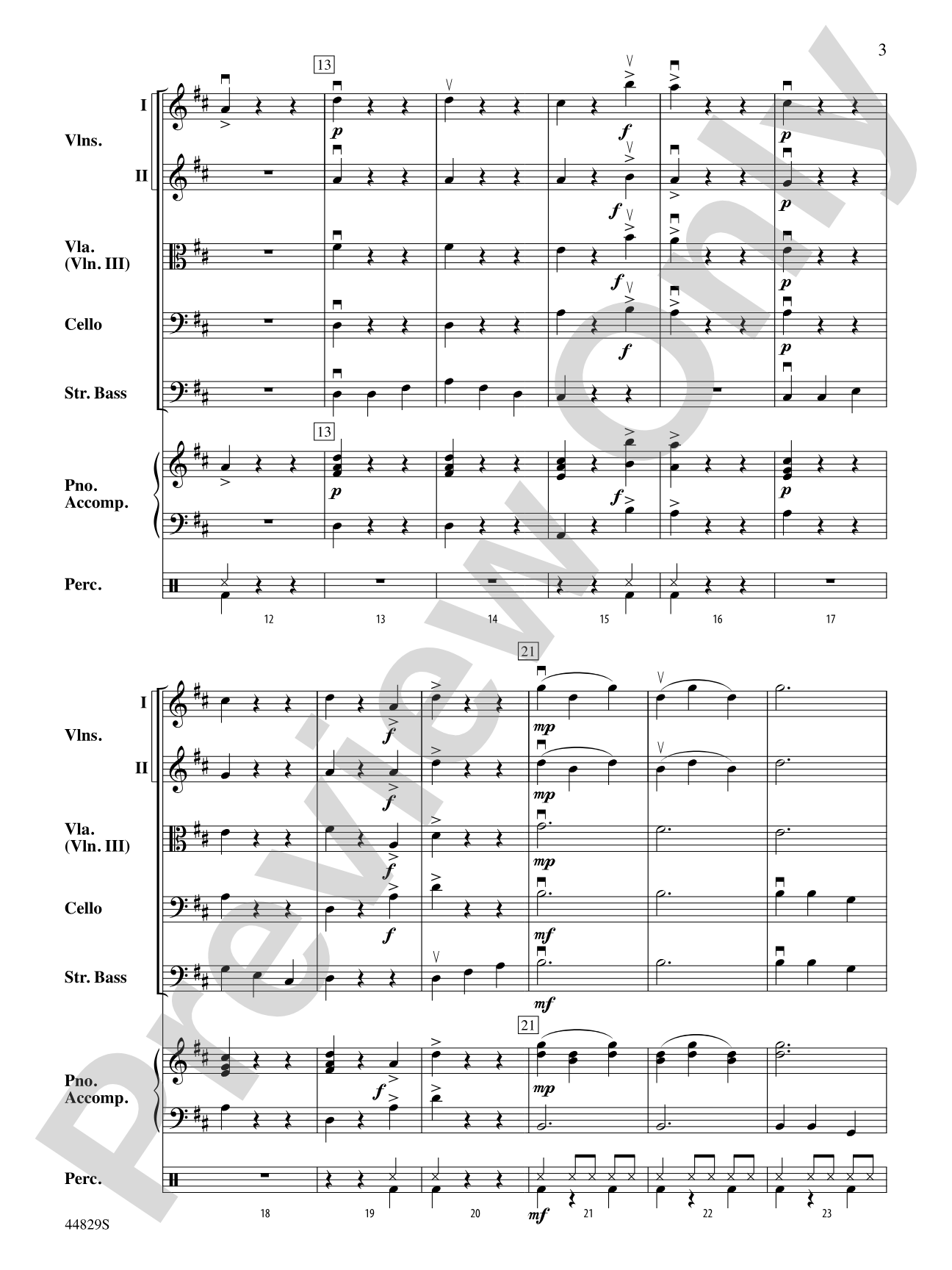 Uno, Dos, Bass!: String Orchestra Conductor Score & Parts