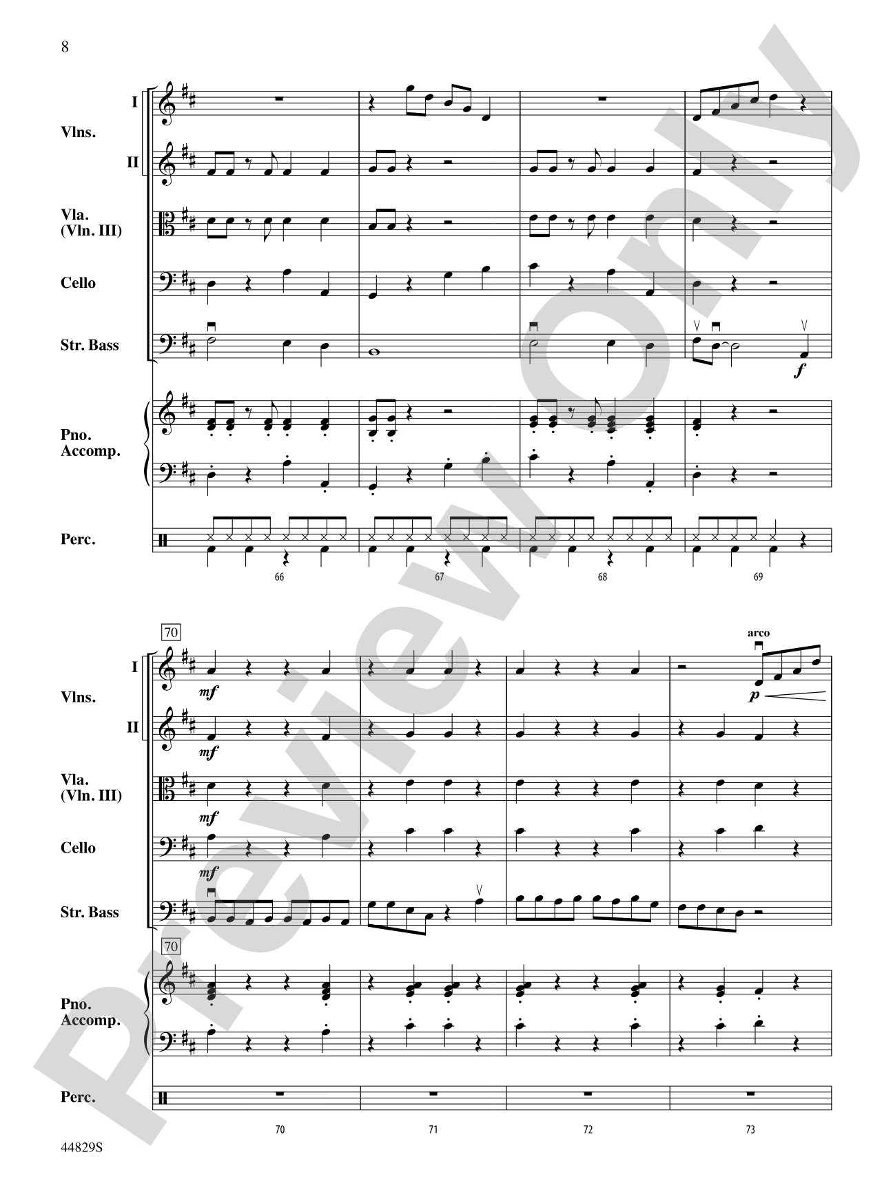 Uno, Dos, Bass!: String Orchestra Conductor Score & Parts