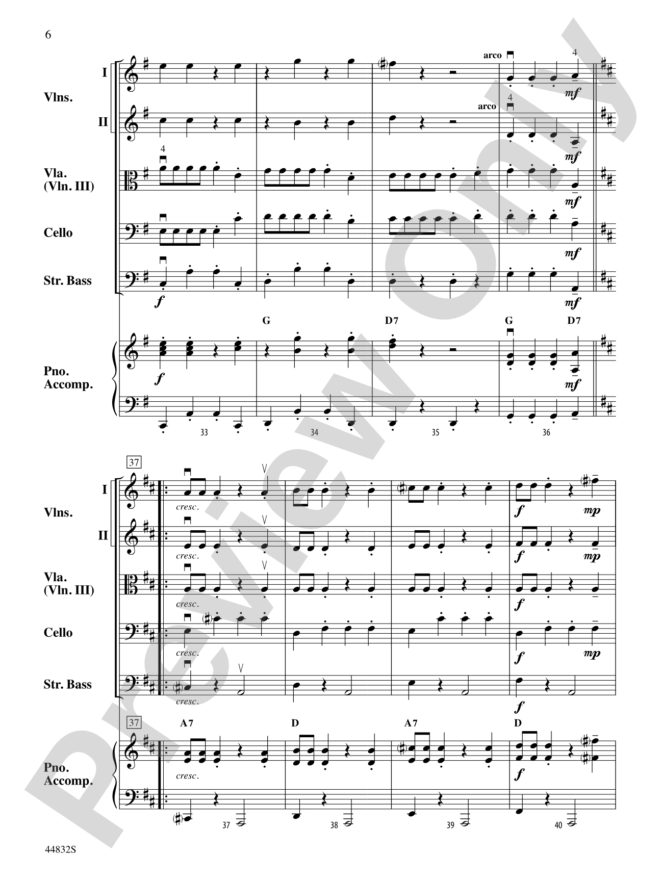 Bella Bocca Polka: String Orchestra Conductor Score & Parts
