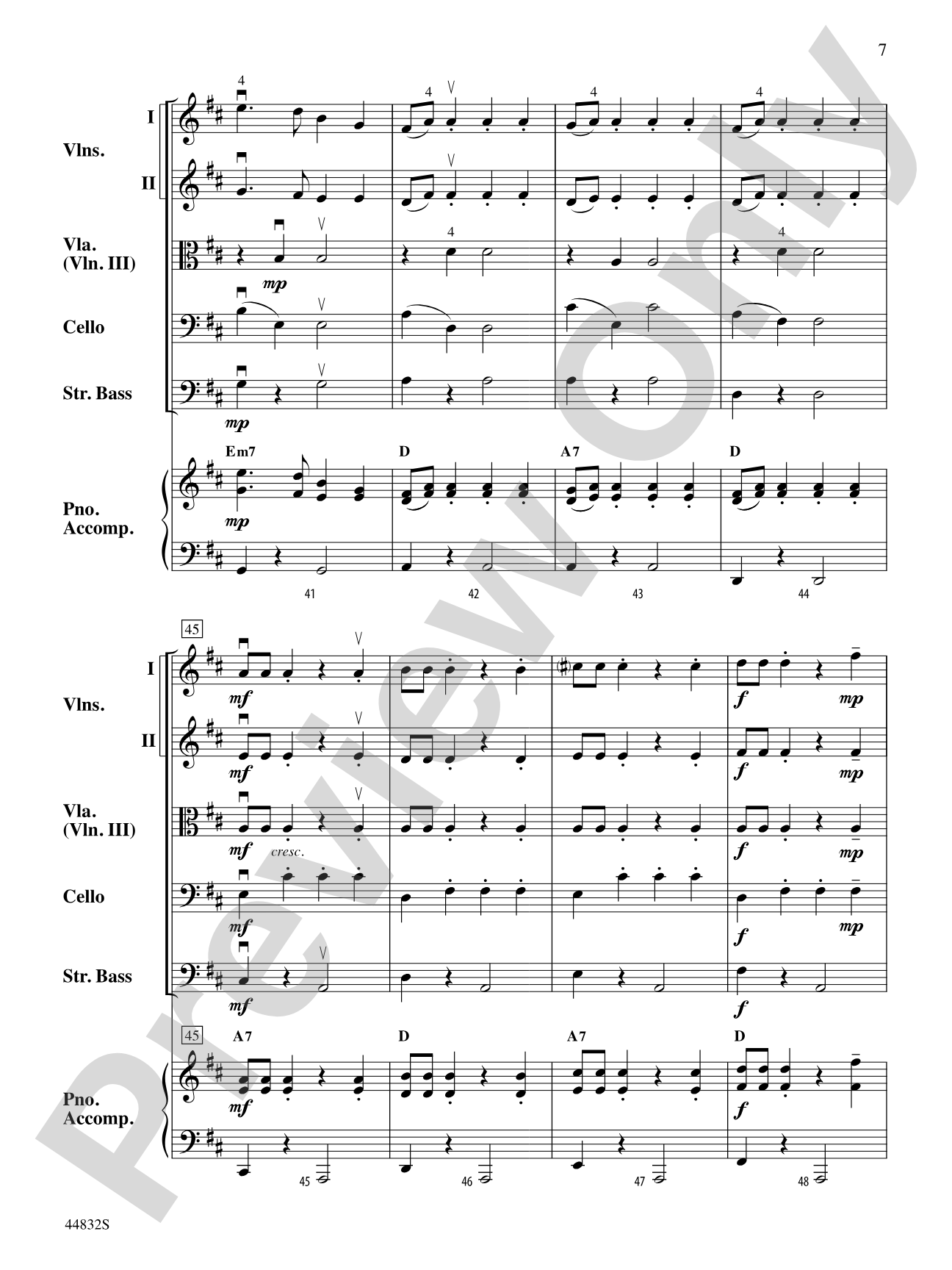 Bella Bocca Polka: String Orchestra Conductor Score & Parts