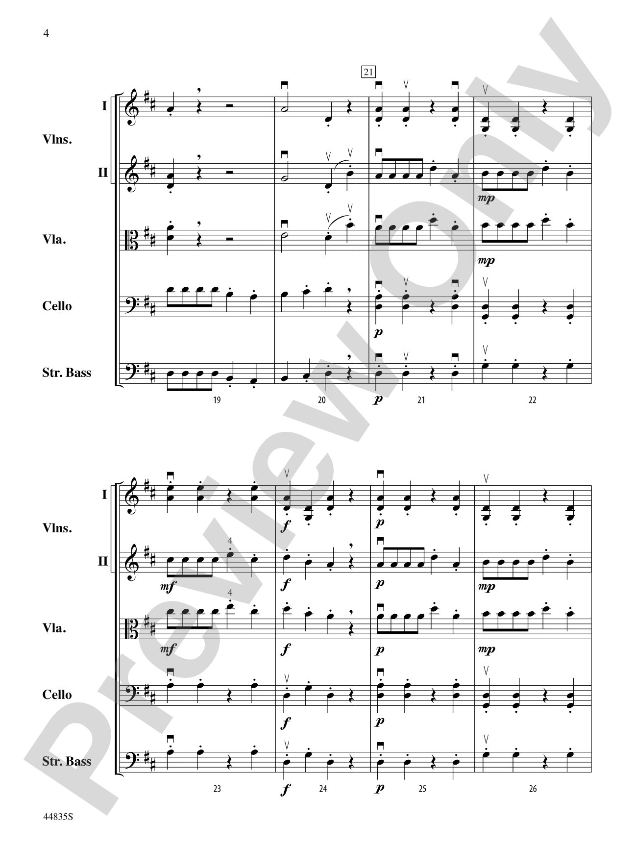 Buckland Hollow: String Orchestra Conductor Score & Parts