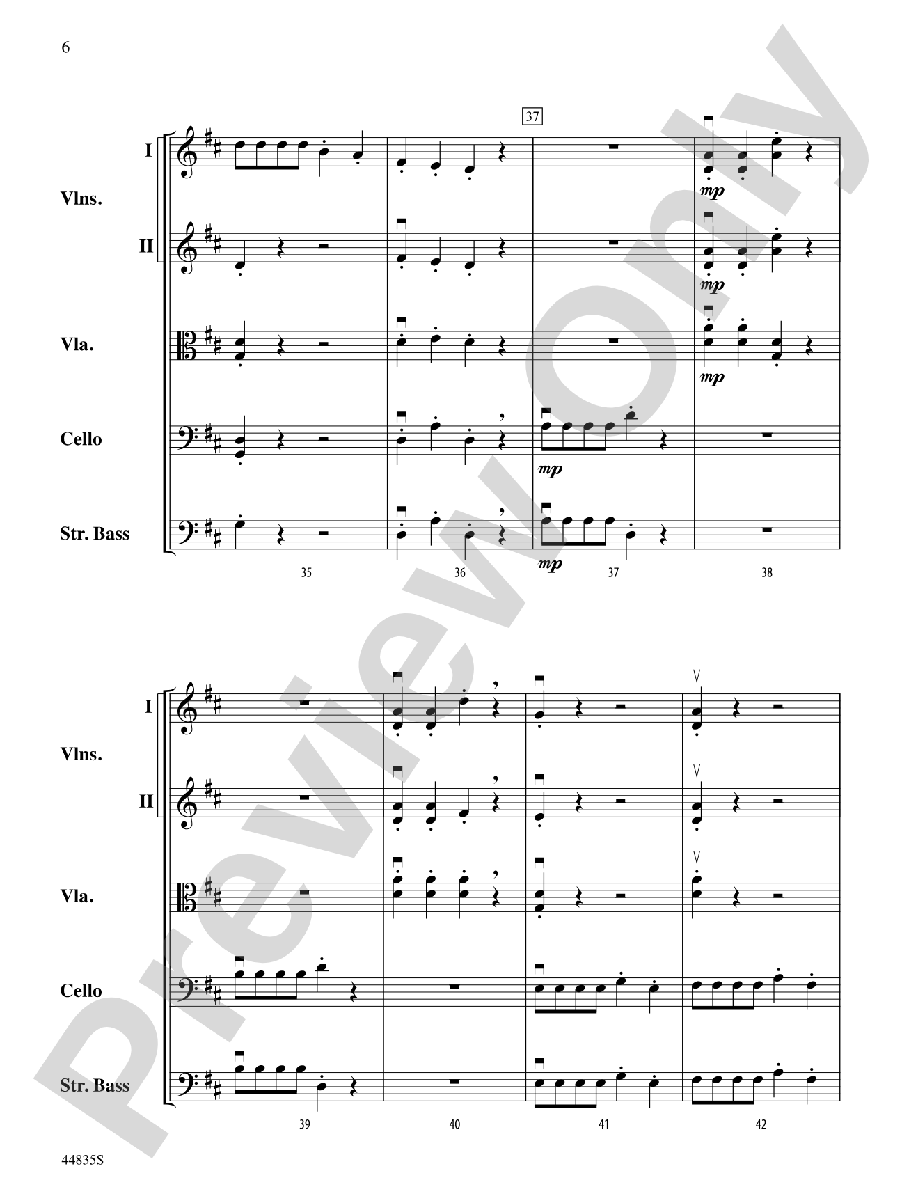 Buckland Hollow: String Orchestra Conductor Score & Parts
