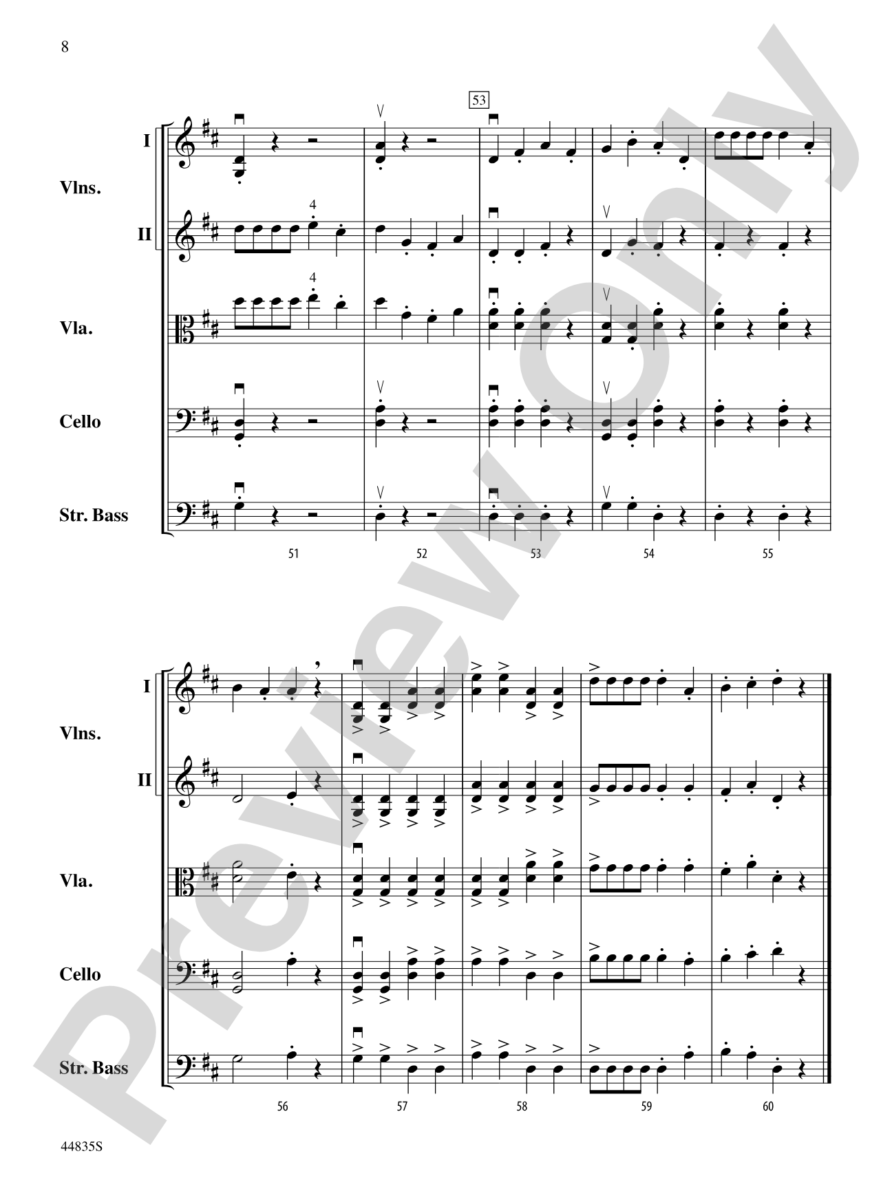 Buckland Hollow: String Orchestra Conductor Score & Parts