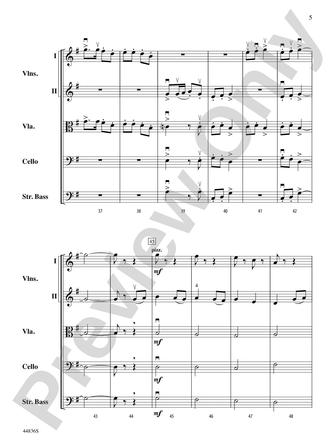 Appalachian Celebration: String Orchestra Conductor Score & Parts