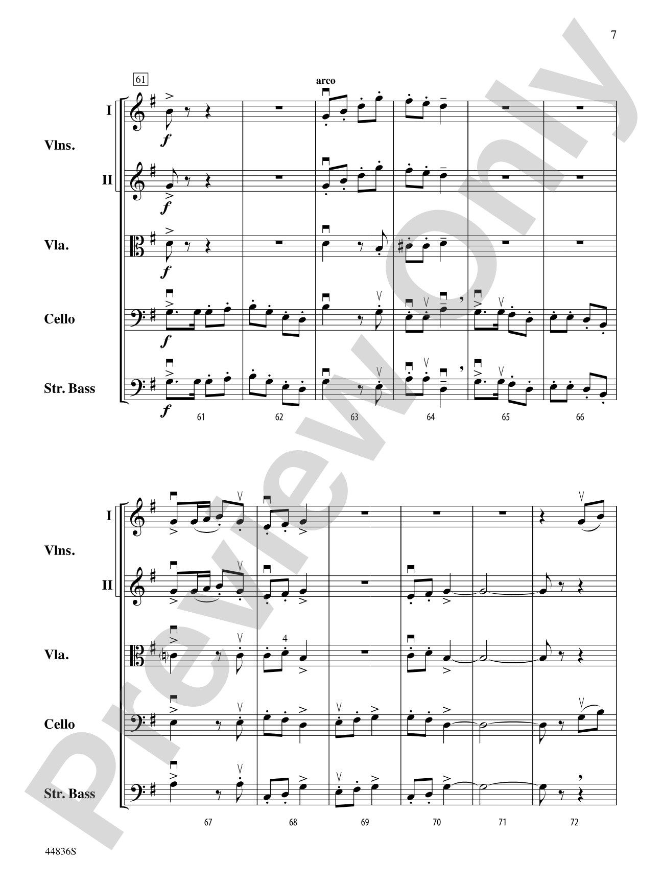Appalachian Celebration: String Orchestra Conductor Score & Parts