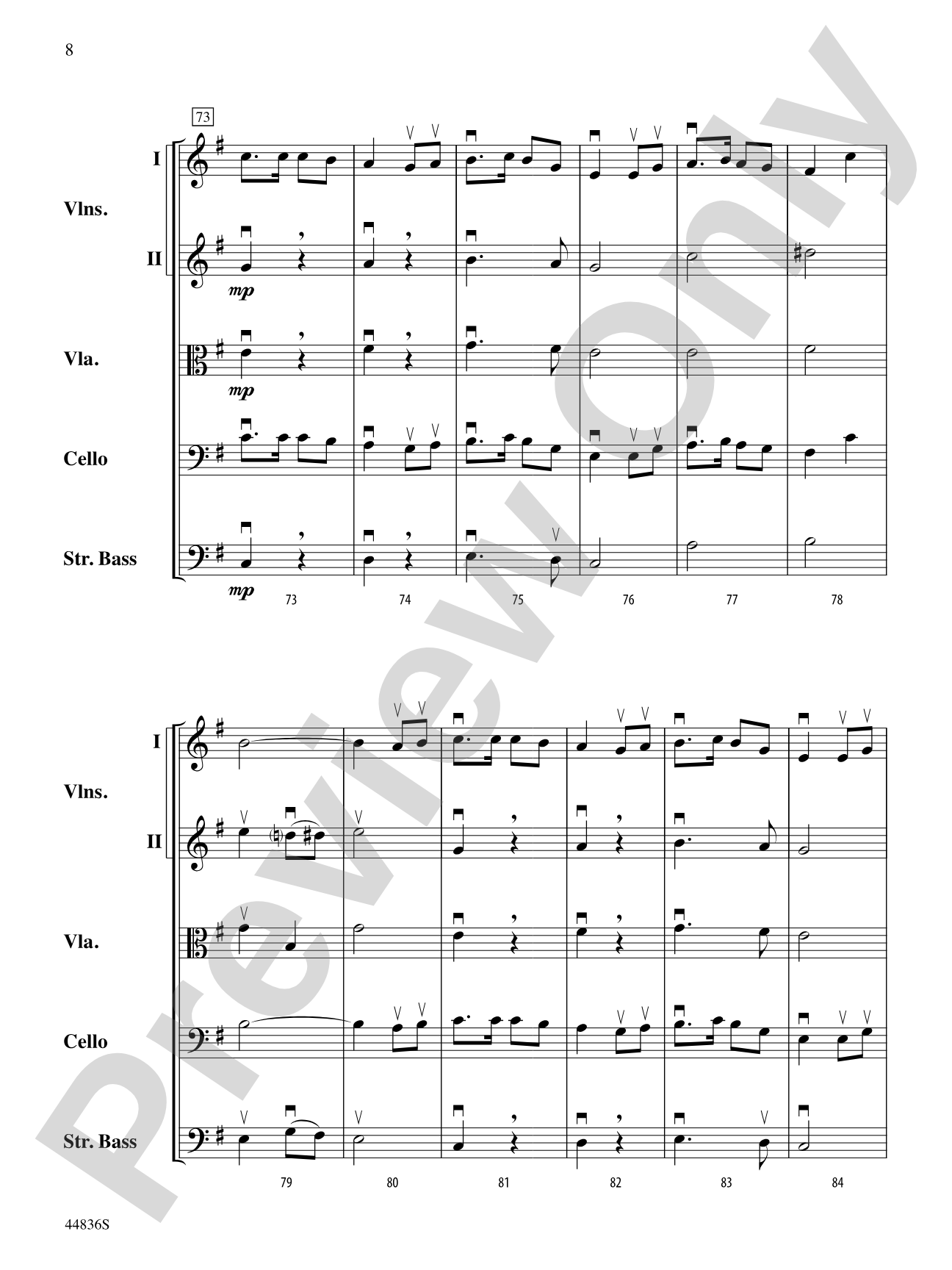 Appalachian Celebration: String Orchestra Conductor Score & Parts
