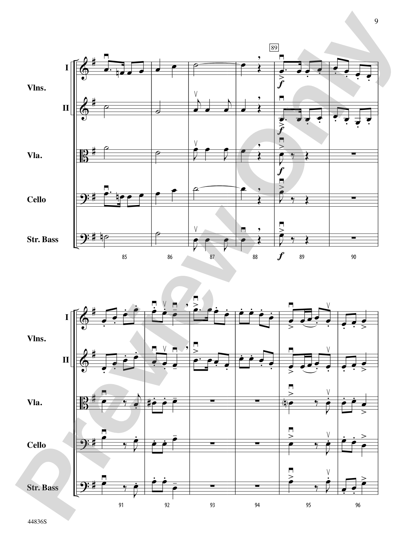 Appalachian Celebration: String Orchestra Conductor Score & Parts
