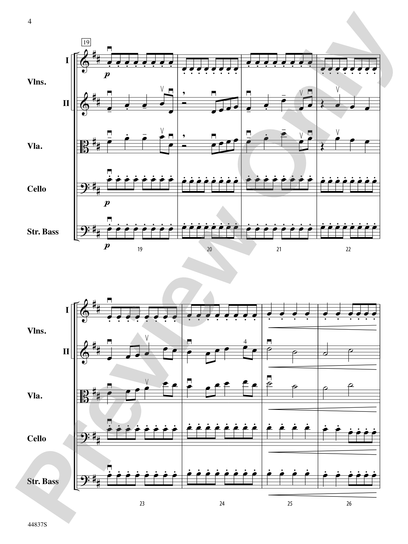A Spark of Courage: String Orchestra Conductor Score & Parts