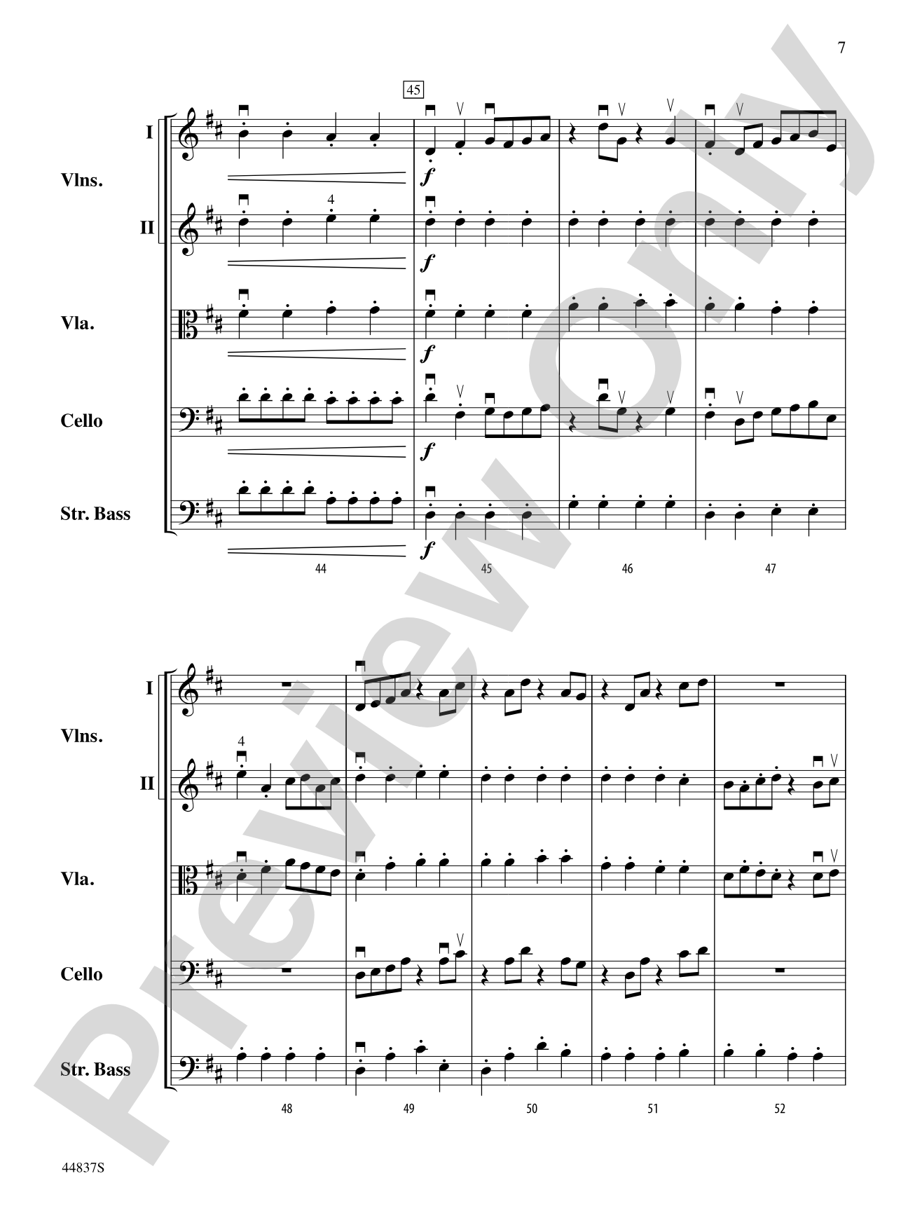 A Spark of Courage: String Orchestra Conductor Score & Parts