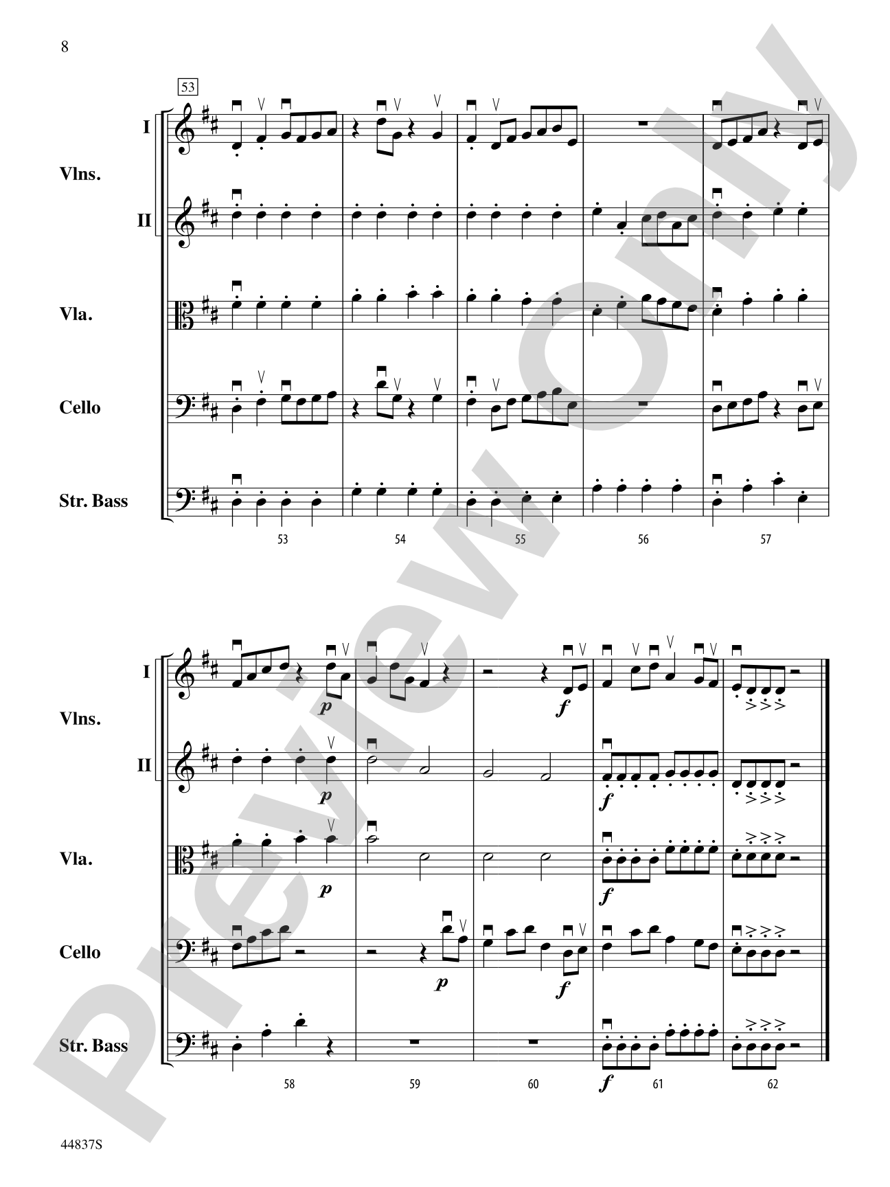 A Spark of Courage: String Orchestra Conductor Score & Parts