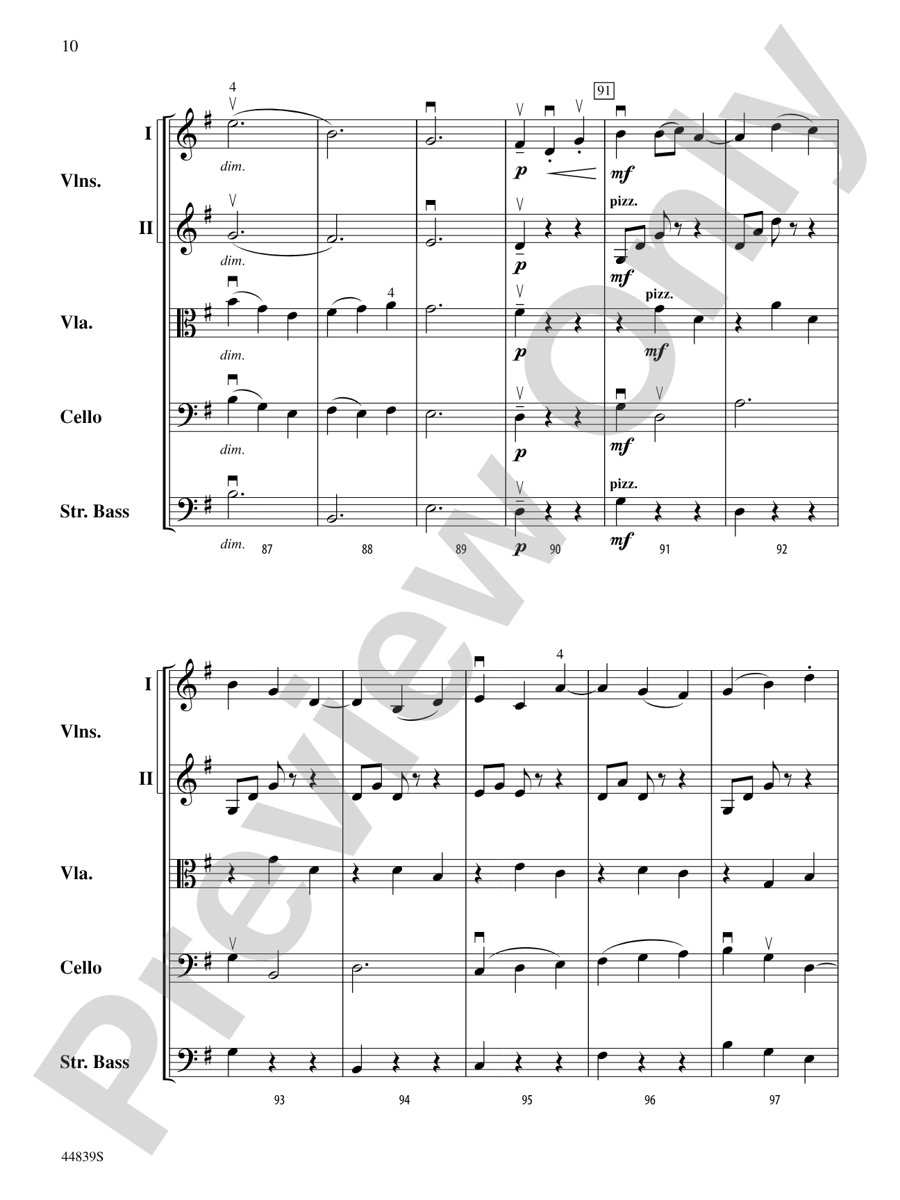 Acadia First Light: String Orchestra Conductor Score & Parts