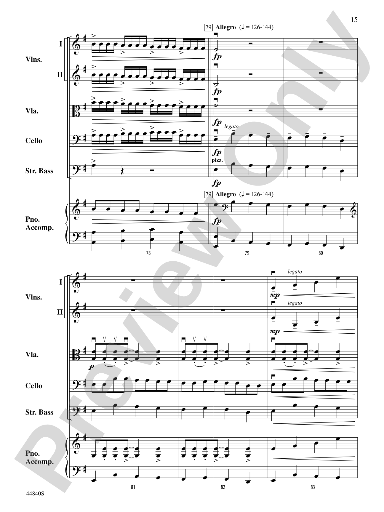 Millennium Cyclone: String Orchestra Conductor Score & Parts