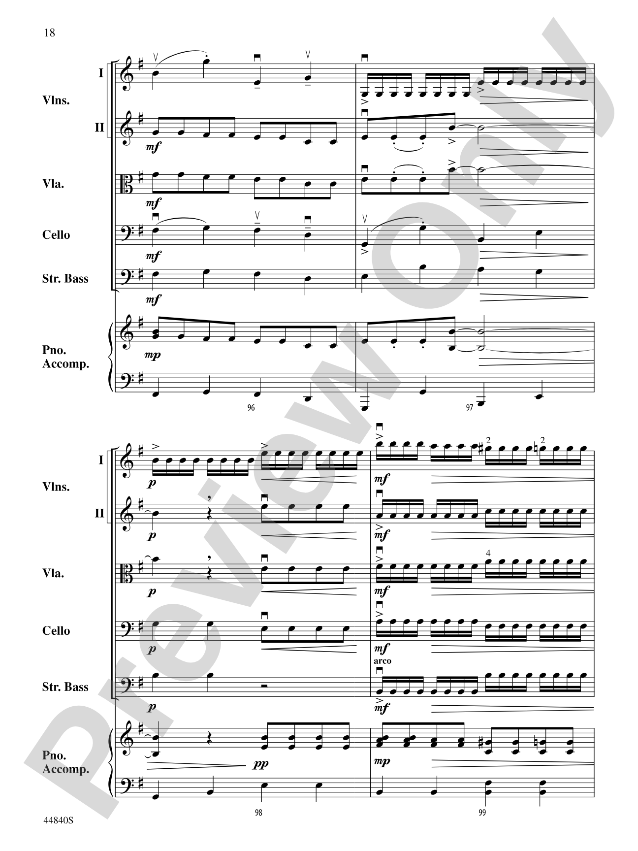 Millennium Cyclone: String Orchestra Conductor Score & Parts
