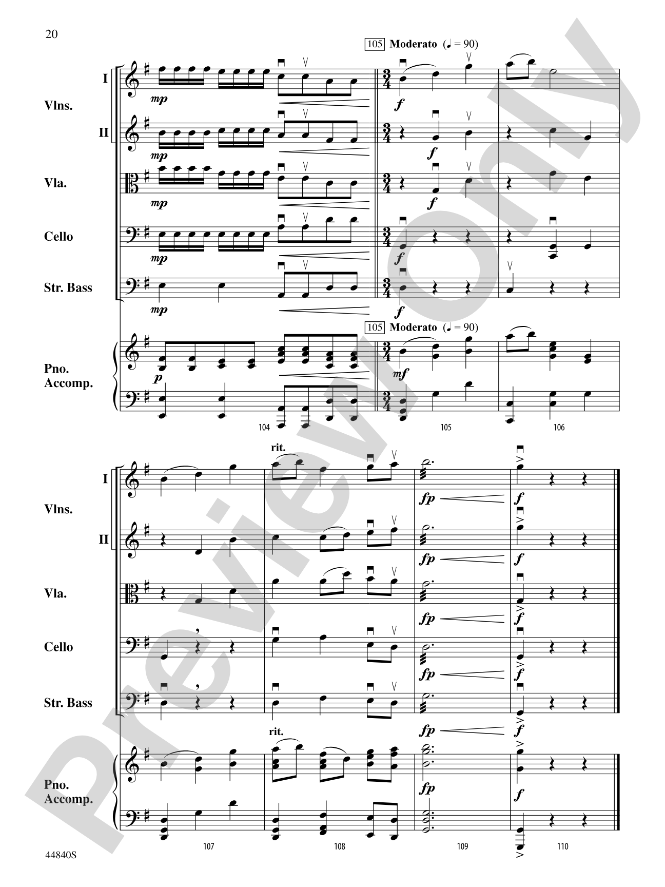 Millennium Cyclone: String Orchestra Conductor Score & Parts