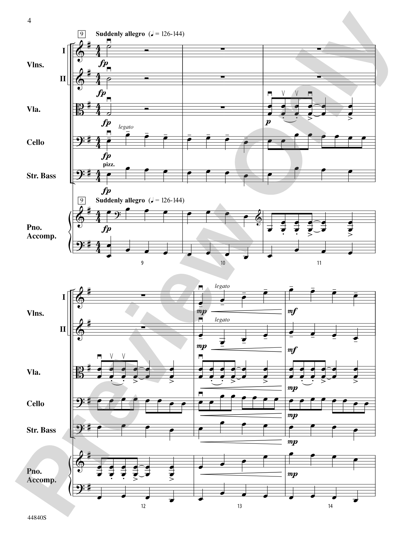 Millennium Cyclone: String Orchestra Conductor Score & Parts