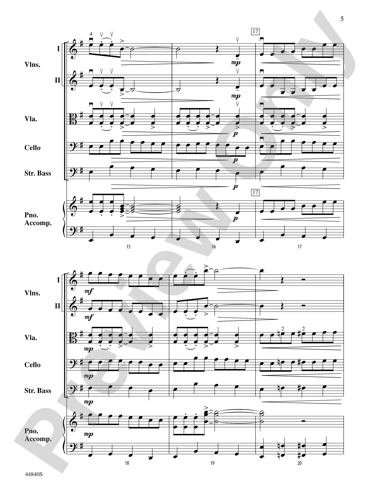 Millennium Cyclone: String Orchestra Conductor Score & Parts