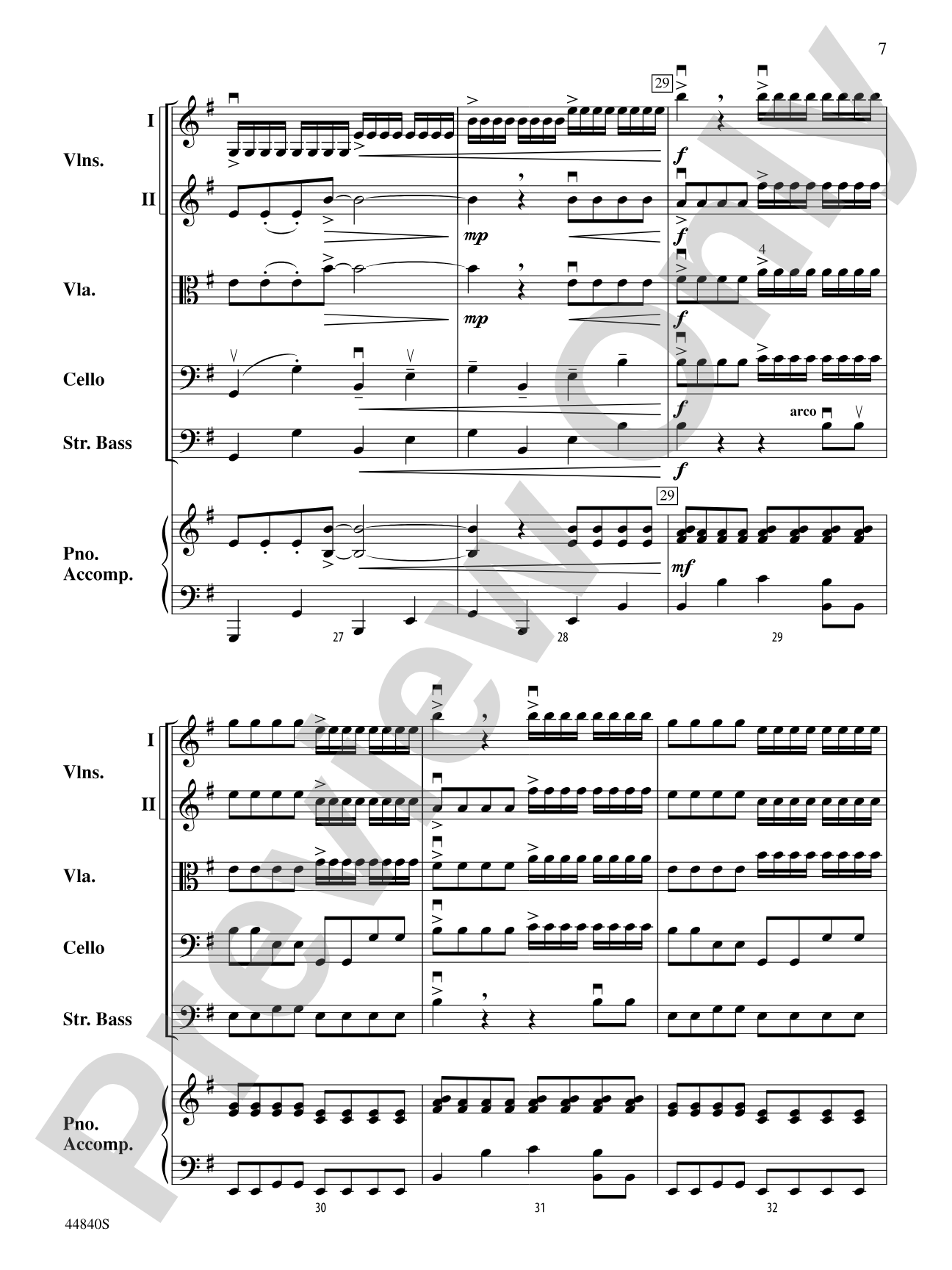 Millennium Cyclone: String Orchestra Conductor Score & Parts