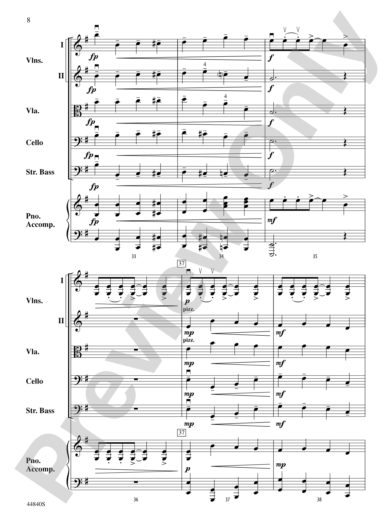 Millennium Cyclone: String Orchestra Conductor Score & Parts