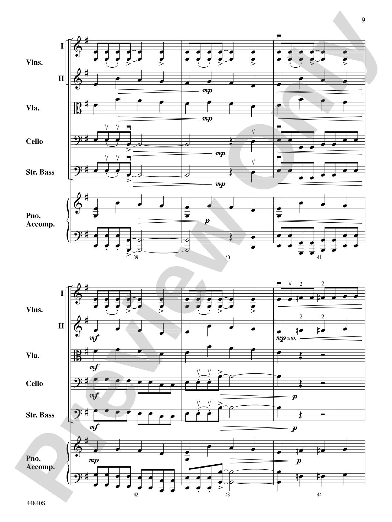 Millennium Cyclone: String Orchestra Conductor Score & Parts