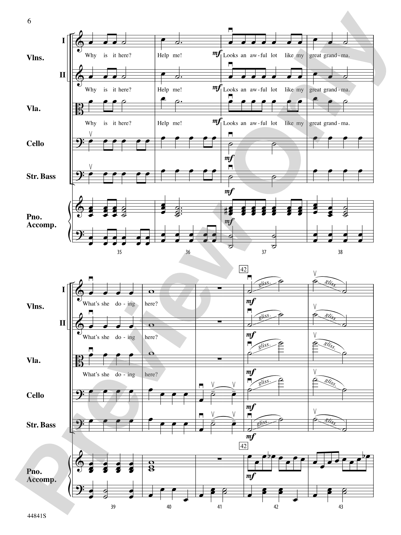 Ghost in the Living Room: String Orchestra Conductor Score & Parts